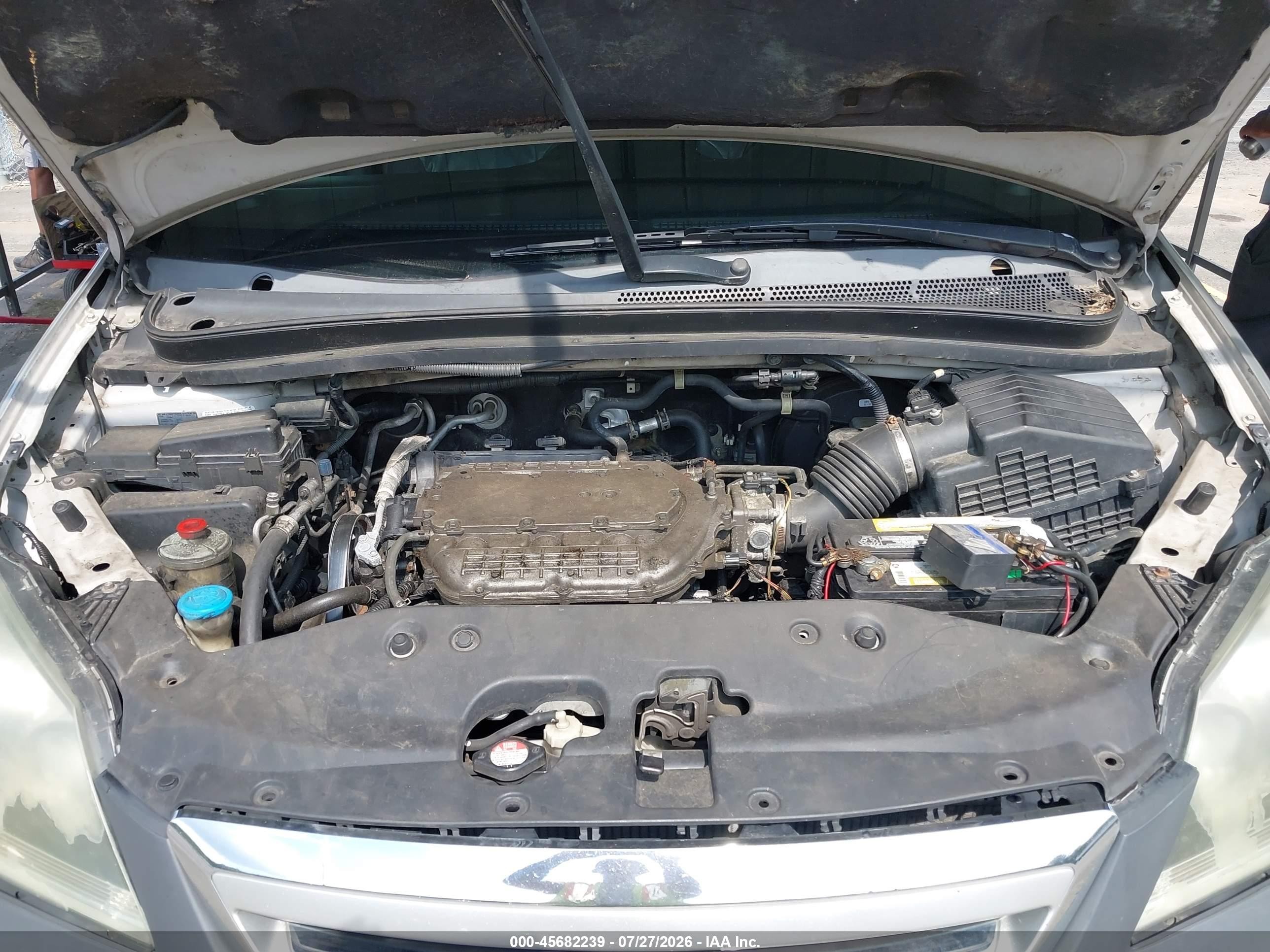 2007 Honda Odyssey Ex-l Silver vin: 5FNRL38647B456958