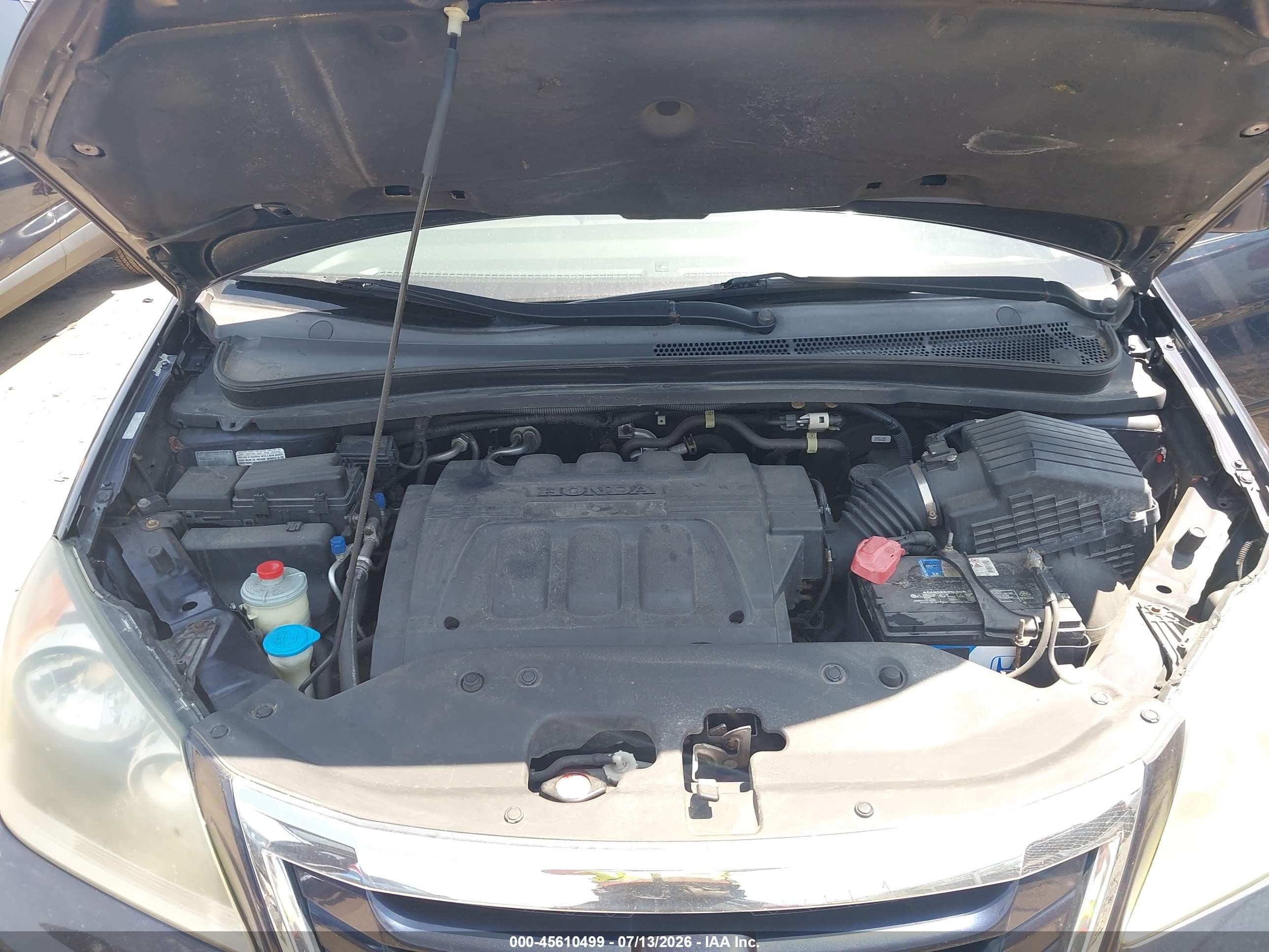 2008 Honda Odyssey Ex-l Dark Blue vin: 5FNRL38648B104254