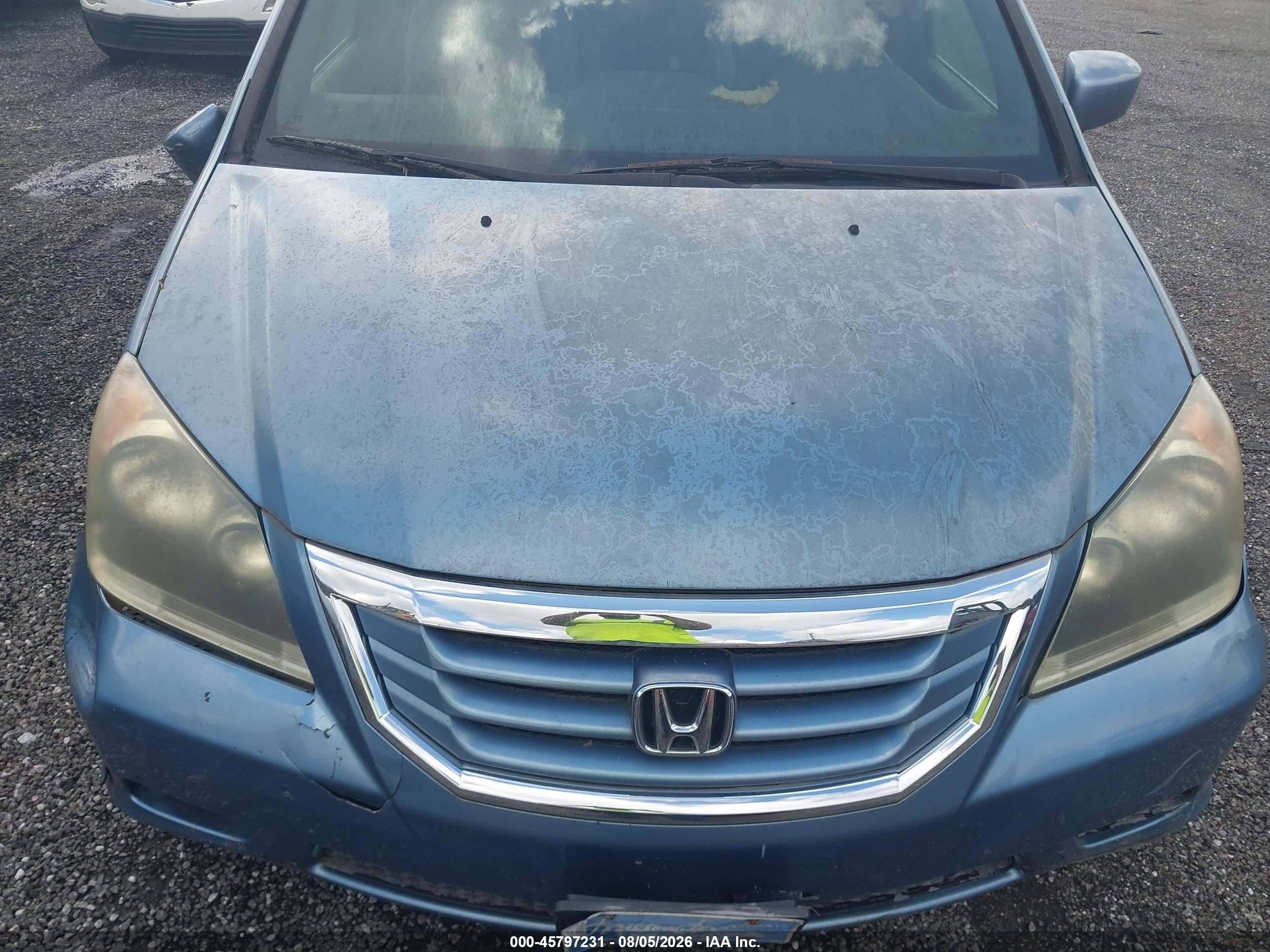 2008 Honda Odyssey Ex-l Light Blue vin: 5FNRL38648B104593