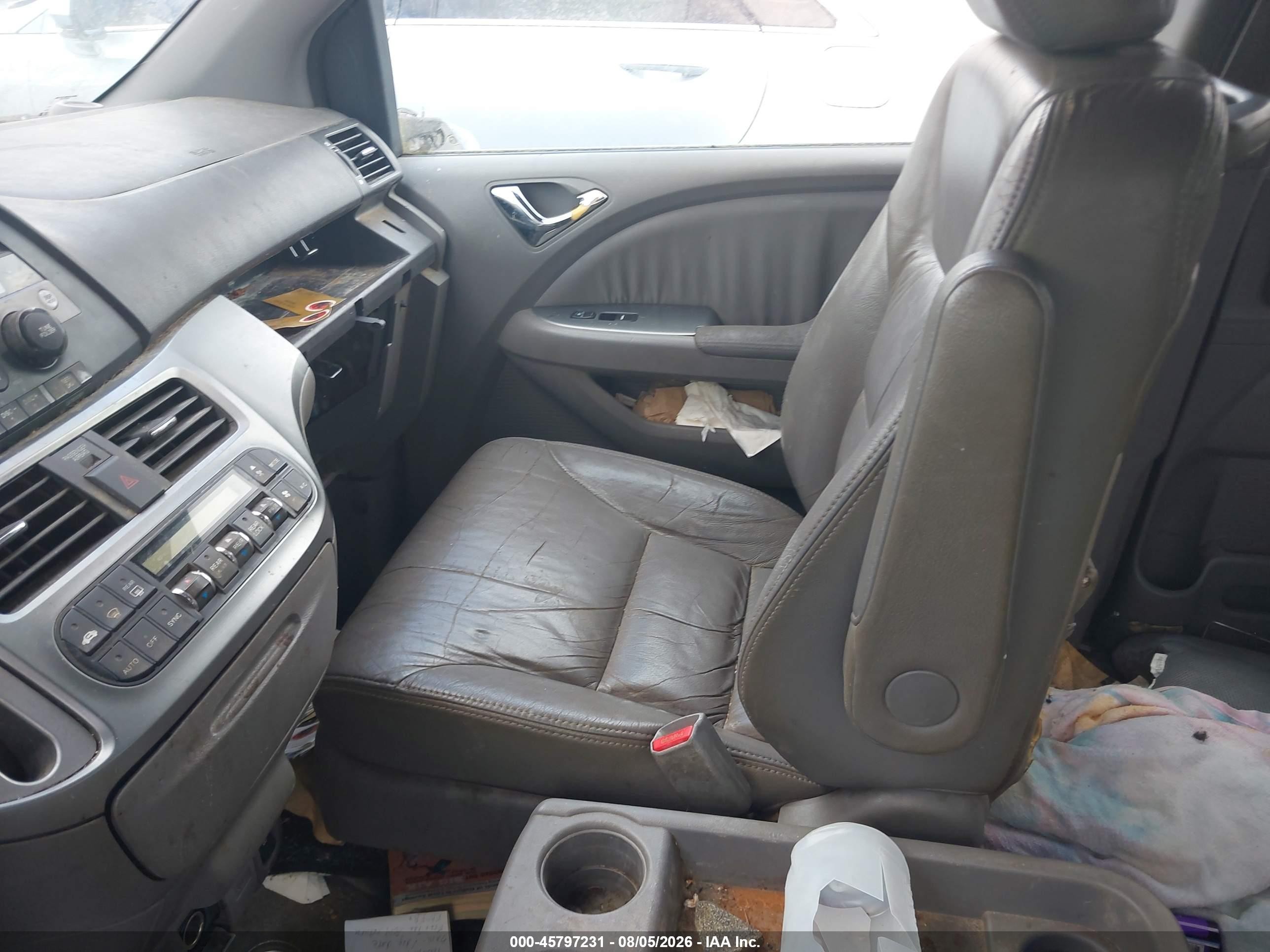 2008 Honda Odyssey Ex-l Light Blue vin: 5FNRL38648B104593