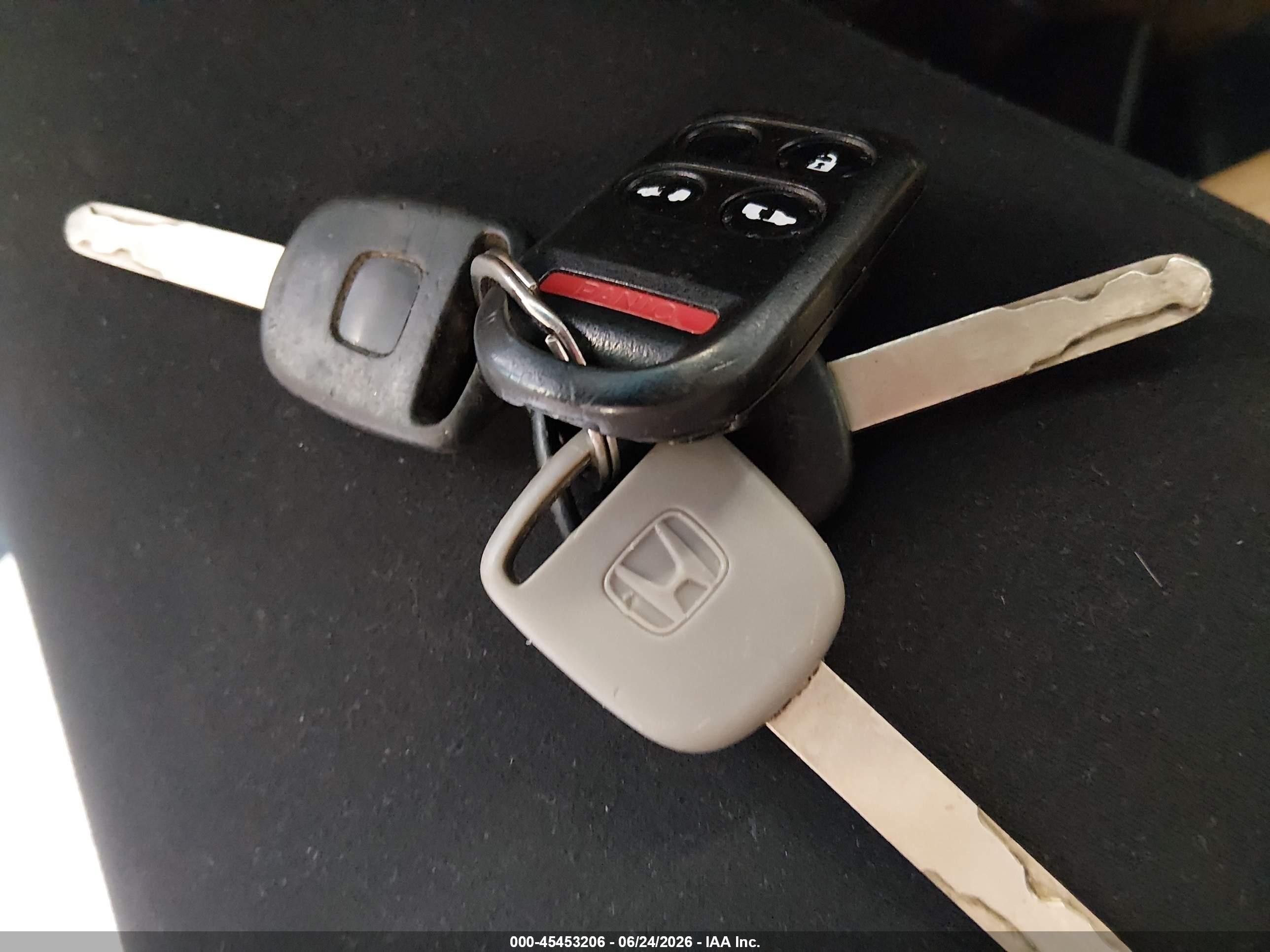 2008 Honda Odyssey Ex-l Black vin: 5FNRL38648B116517