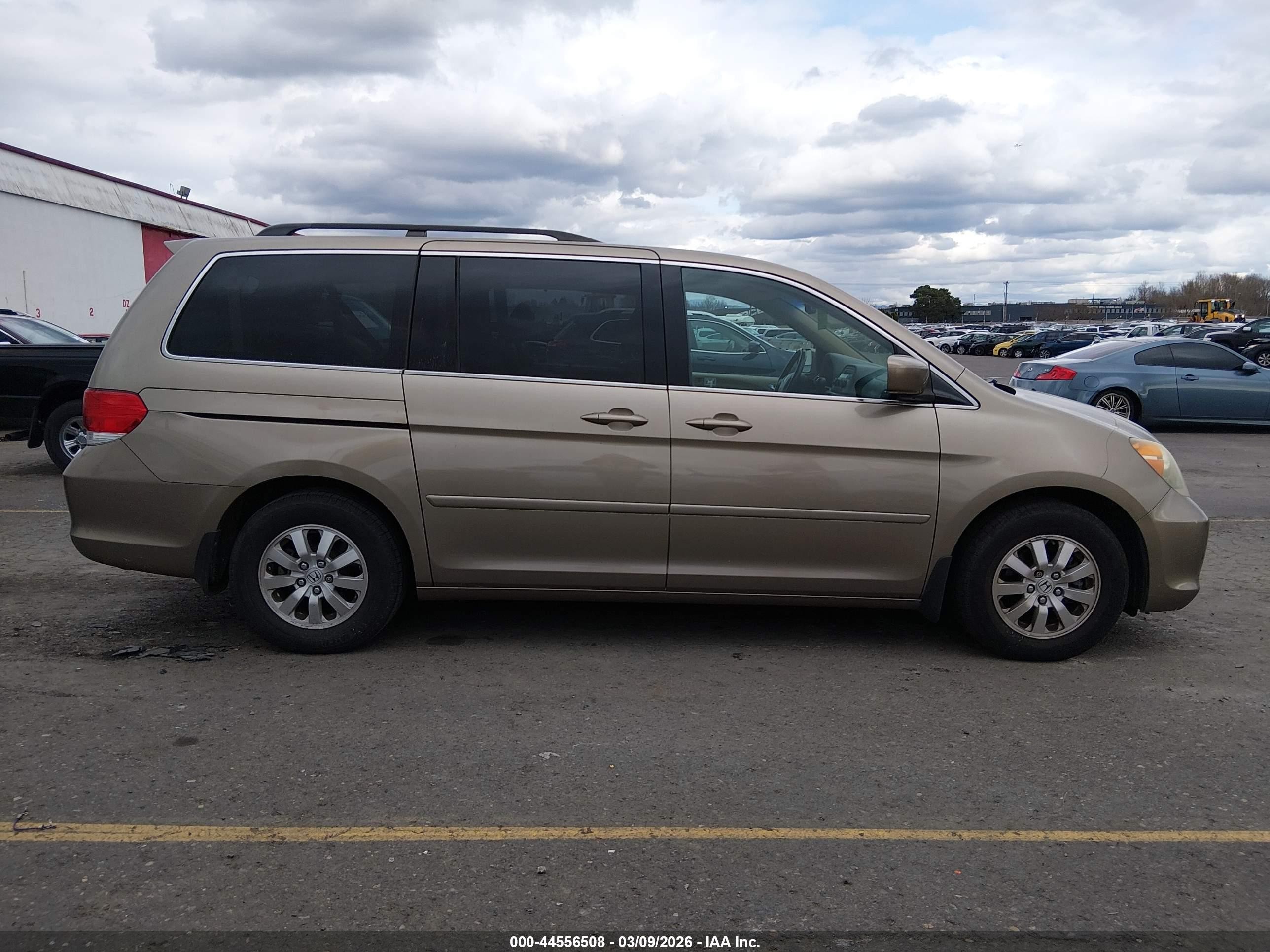 2008 Honda Odyssey Ex-l Gold vin: 5FNRL38648B407695