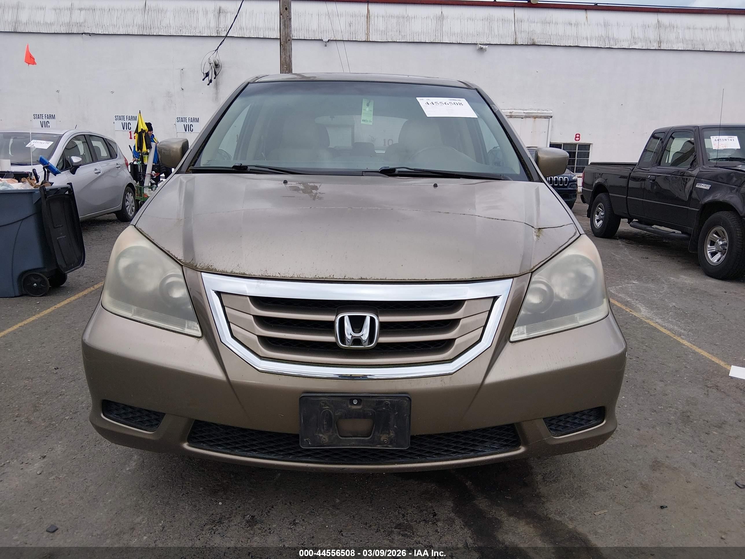 2008 Honda Odyssey Ex-l Gold vin: 5FNRL38648B407695