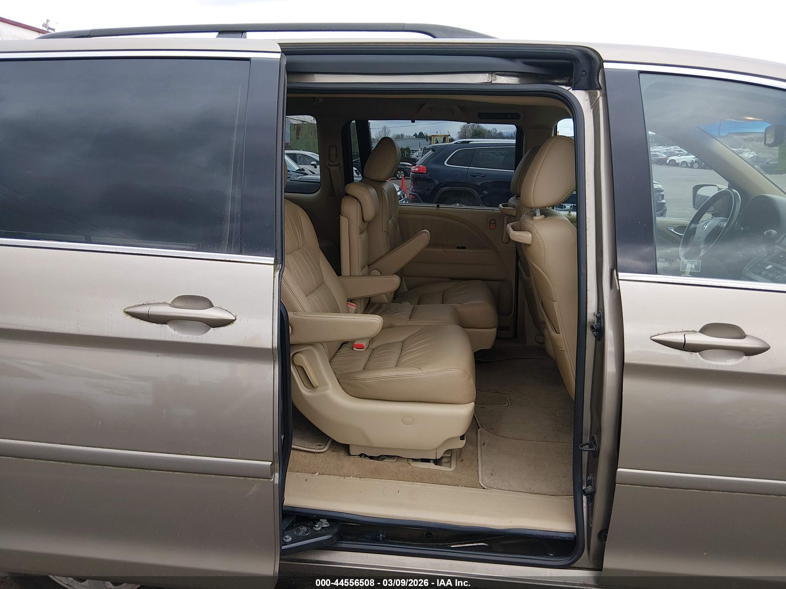 2008 Honda Odyssey Ex-l Gold vin: 5FNRL38648B407695