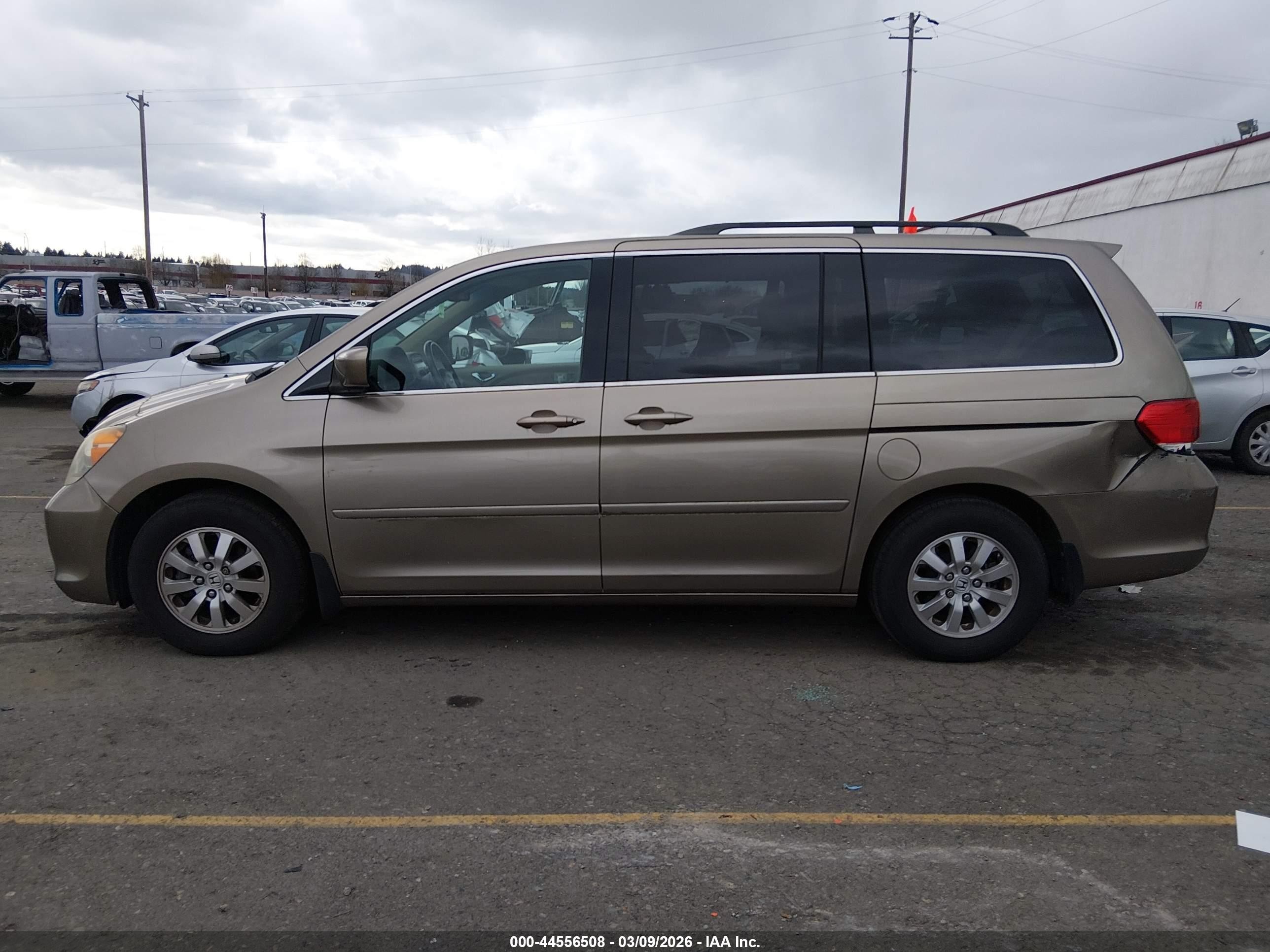 2008 Honda Odyssey Ex-l Gold vin: 5FNRL38648B407695