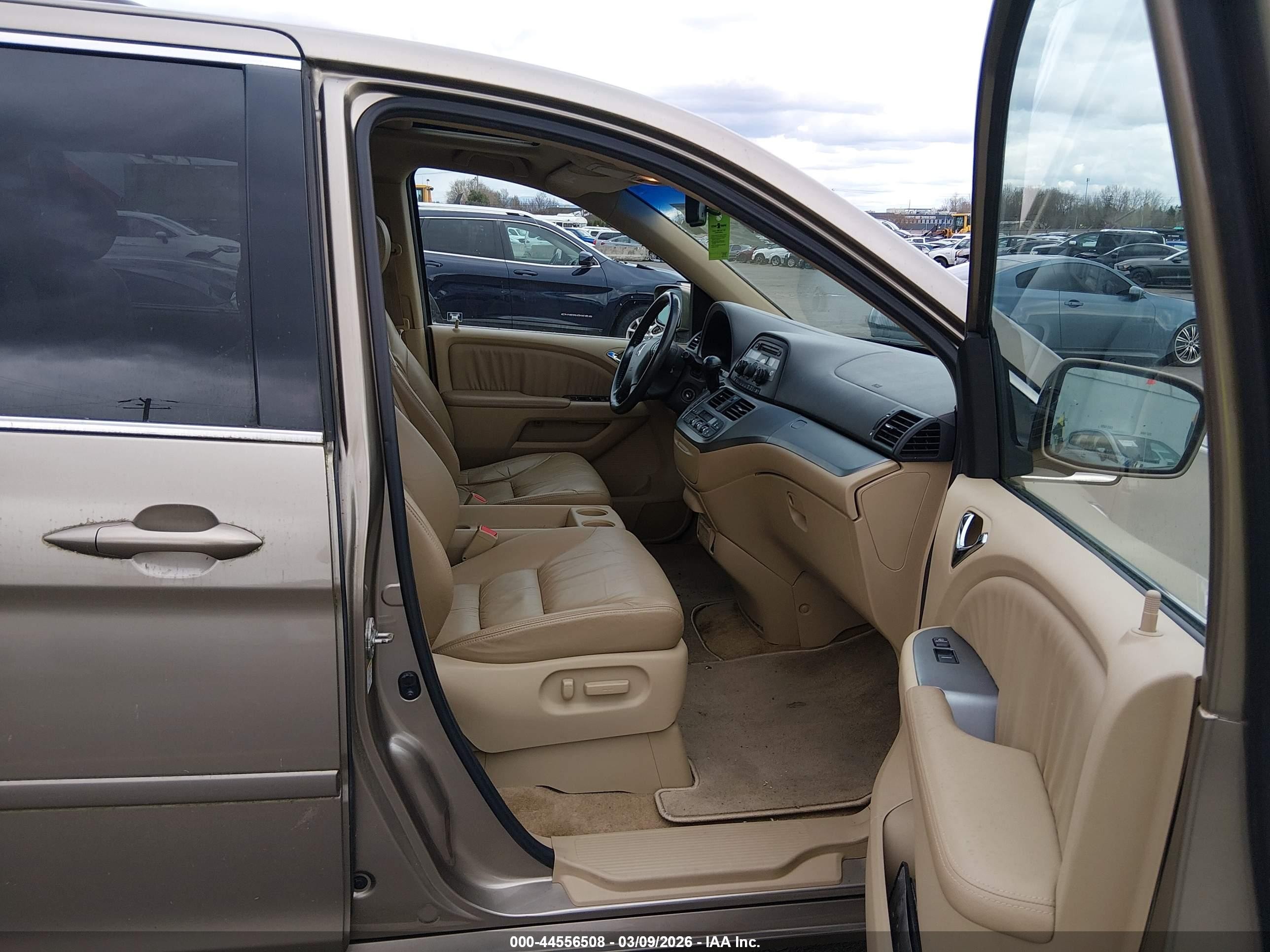 2008 Honda Odyssey Ex-l Gold vin: 5FNRL38648B407695