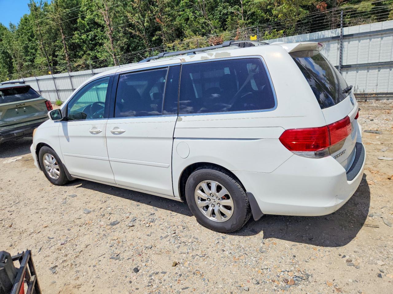 2008 Honda Odyssey Exl White vin: 5FNRL38648B418308