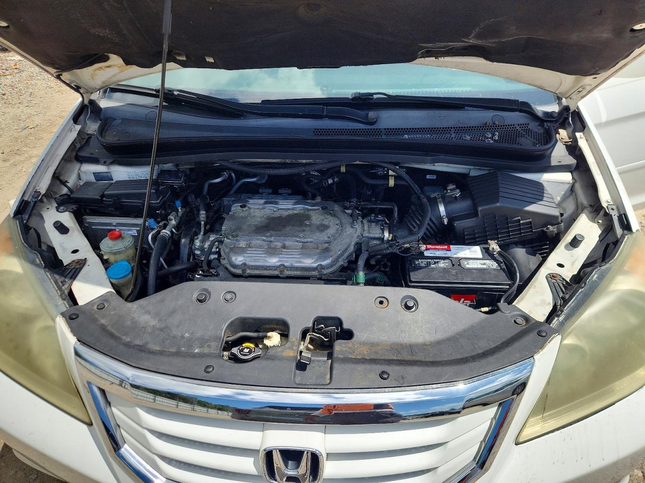 2008 Honda Odyssey Exl White vin: 5FNRL38648B418308