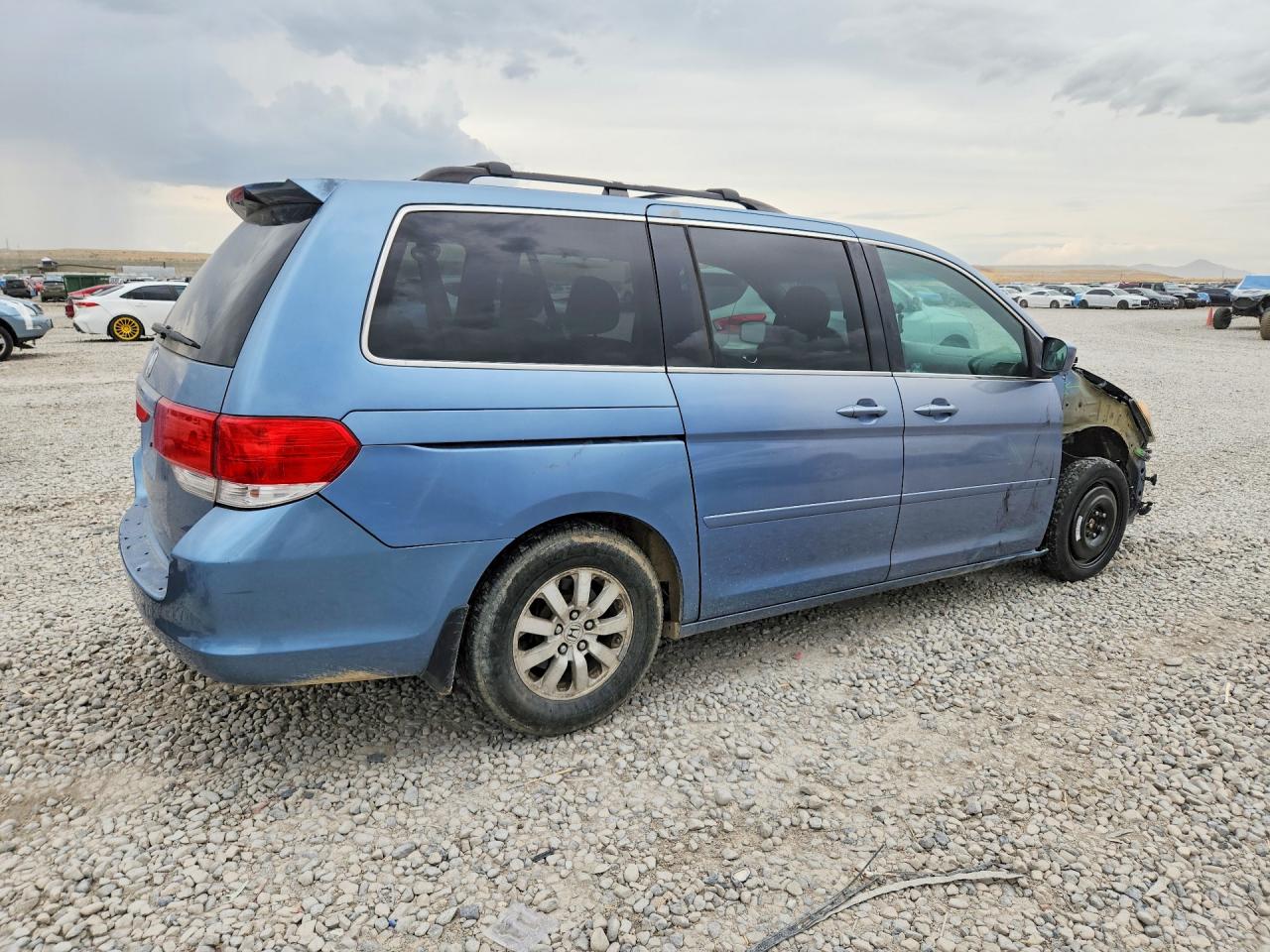2009 Honda Odyssey Exl Blue vin: 5FNRL38649B004091
