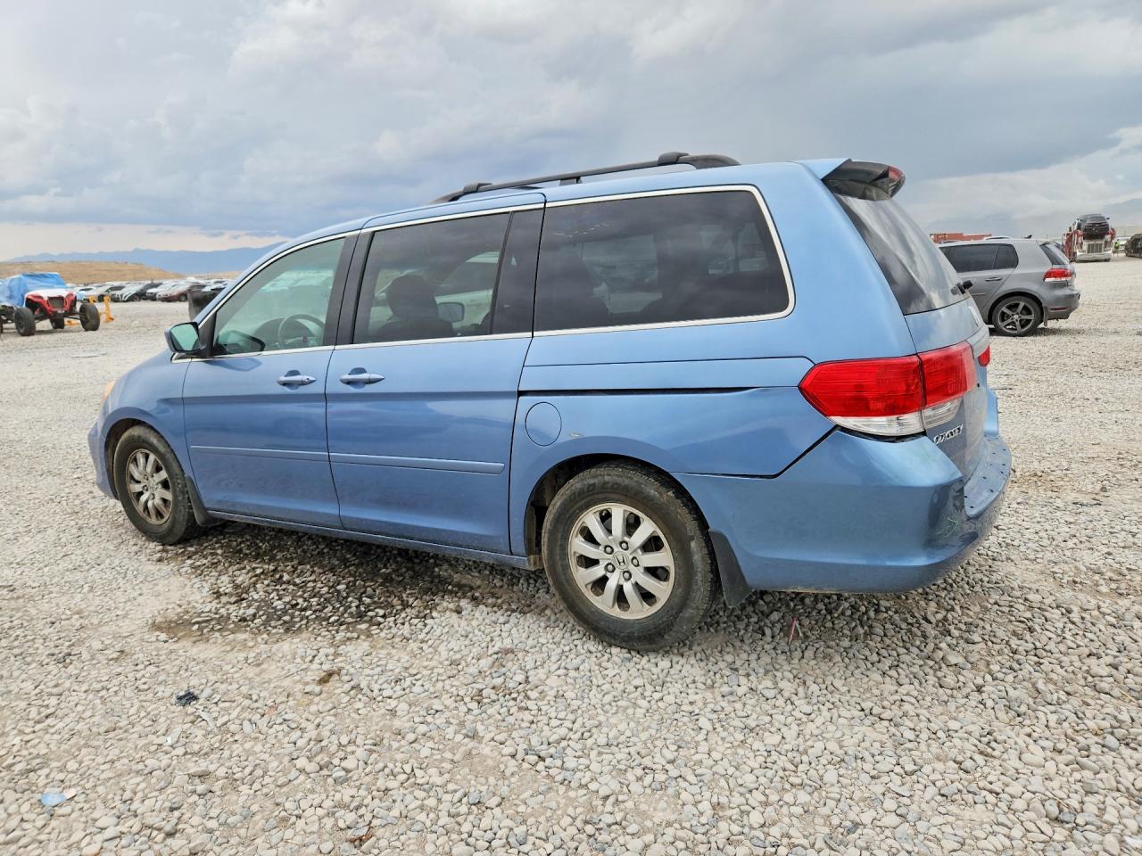 2009 Honda Odyssey Exl Blue vin: 5FNRL38649B004091
