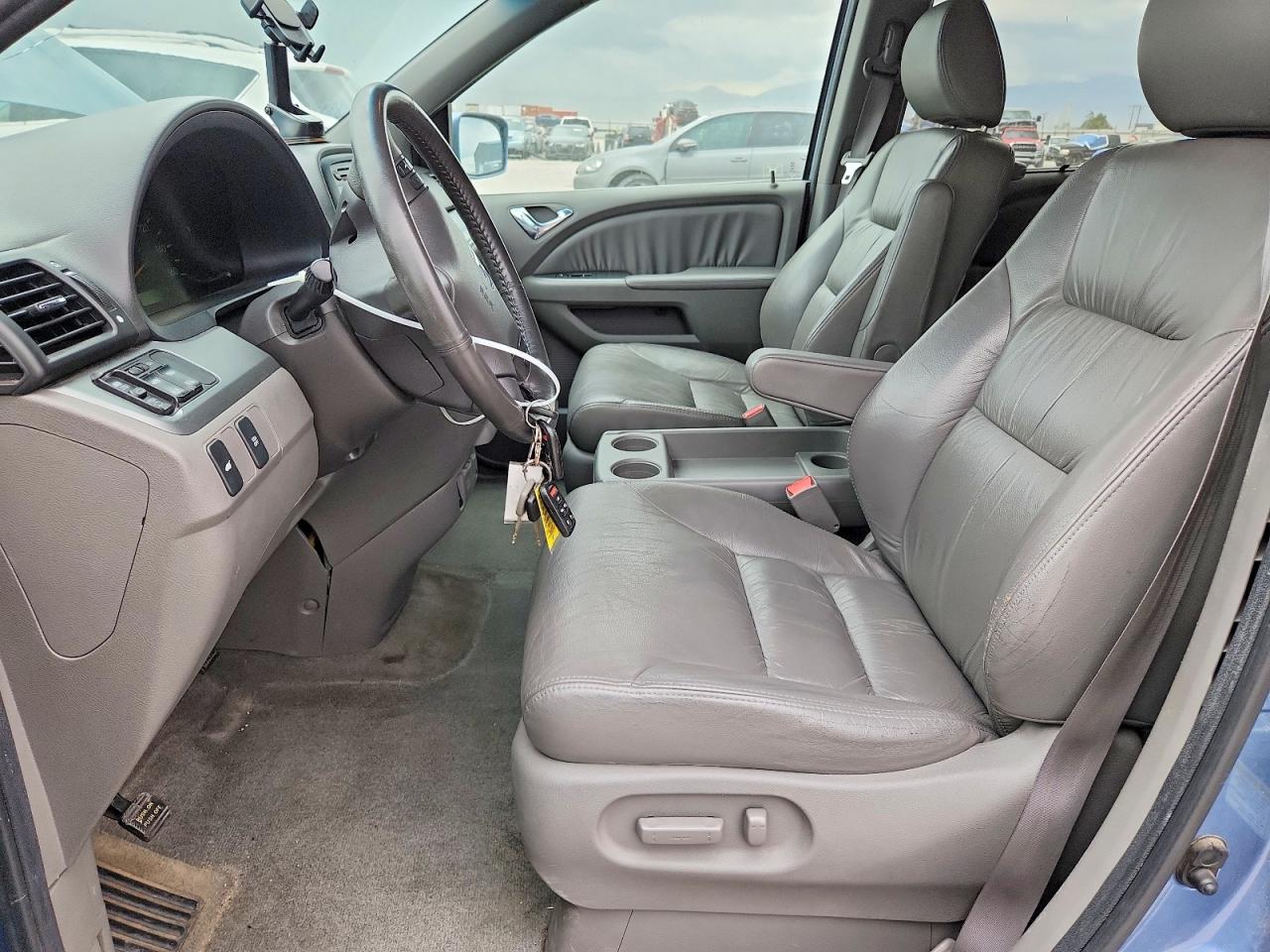 2009 Honda Odyssey Exl Blue vin: 5FNRL38649B004091