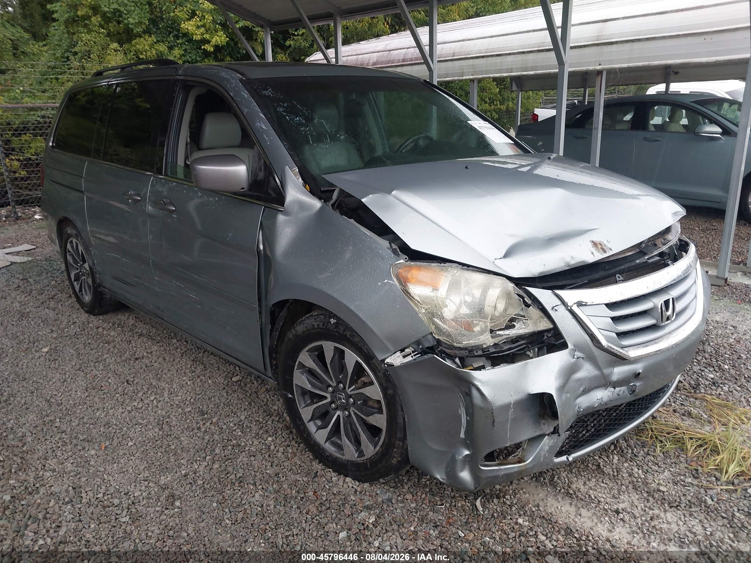 2009 Honda Odyssey Ex-l Серый vin: 5FNRL38649B014684