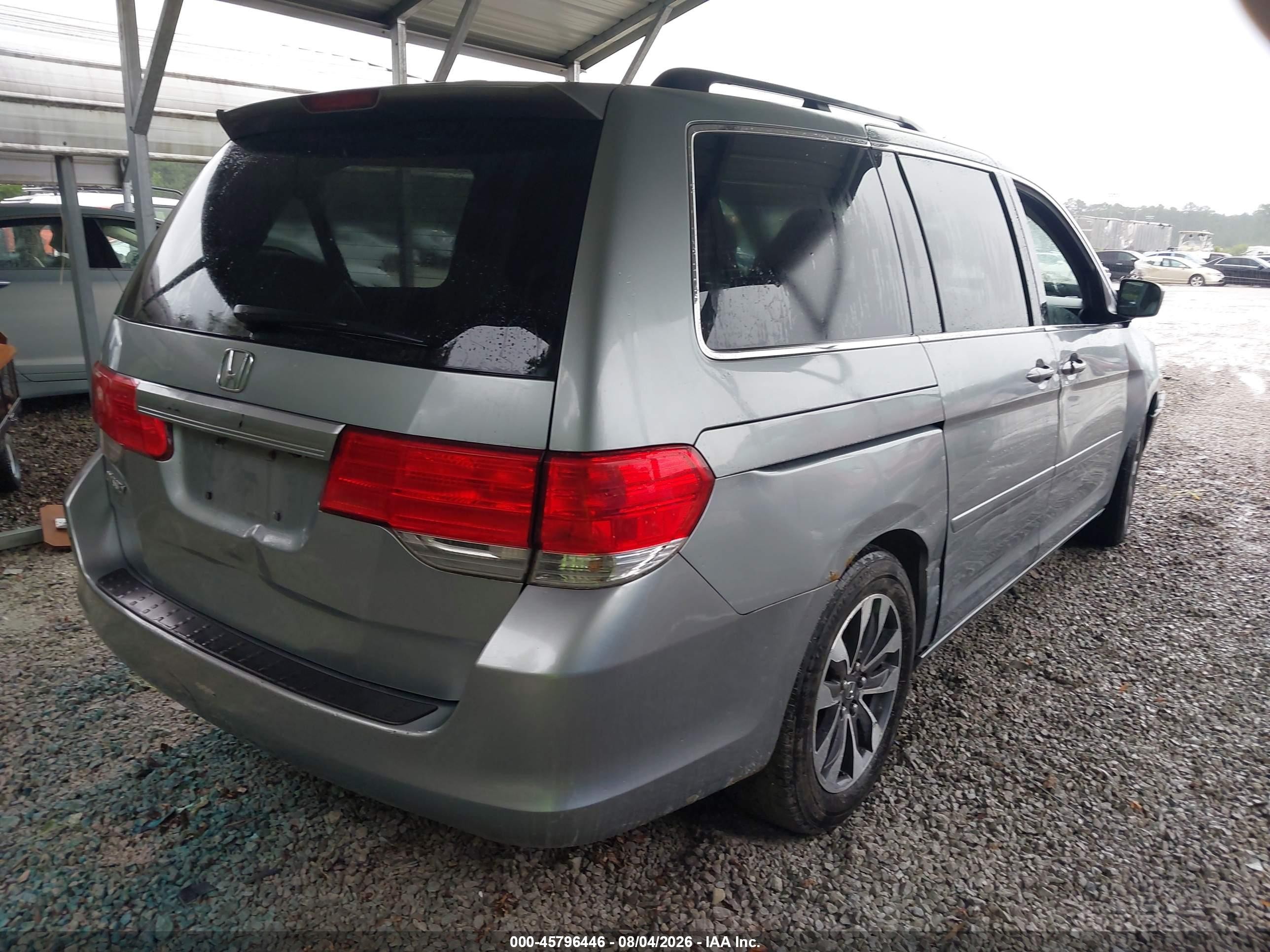 2009 Honda Odyssey Ex-l Gray vin: 5FNRL38649B014684