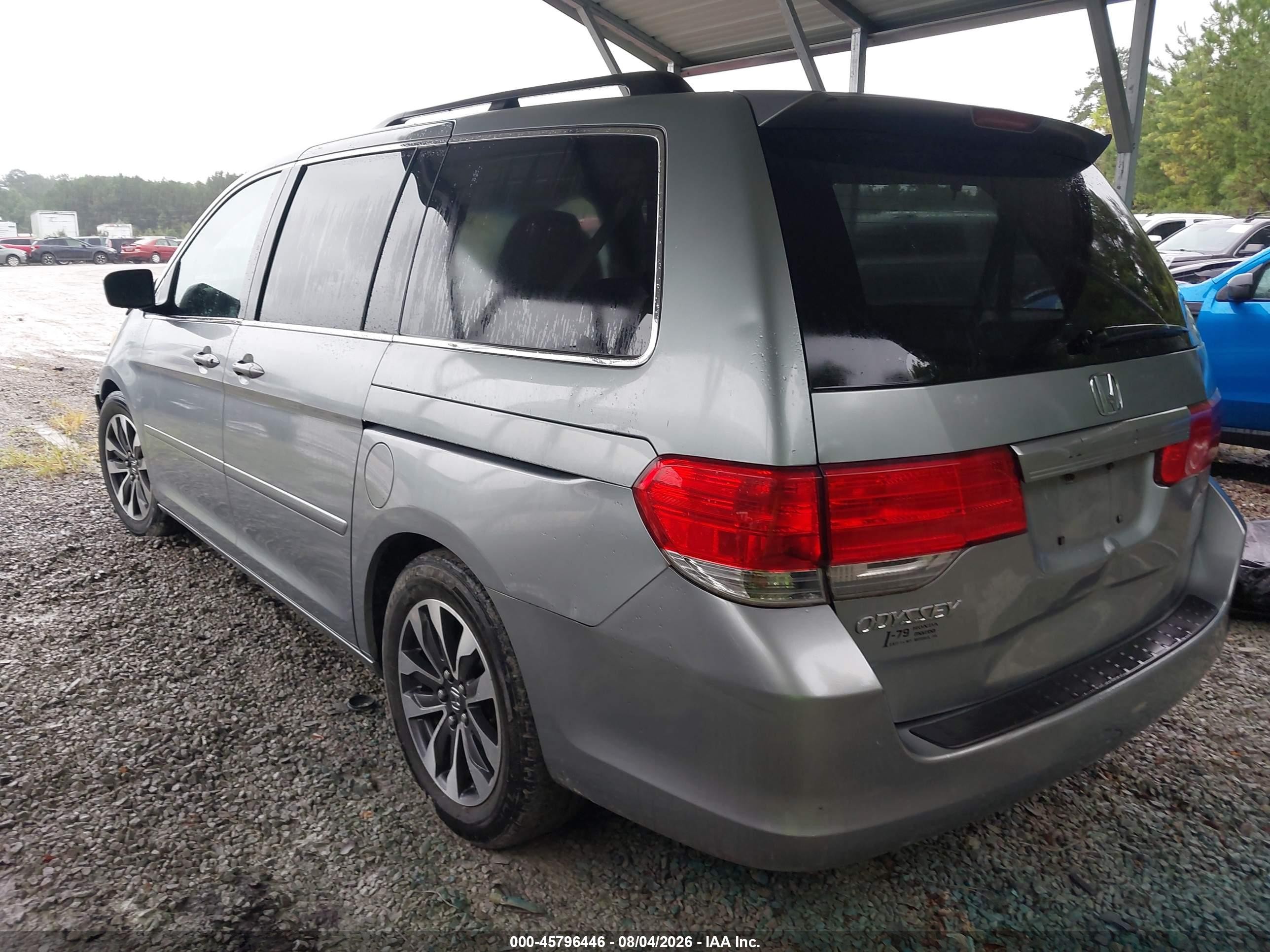 2009 Honda Odyssey Ex-l Gray vin: 5FNRL38649B014684