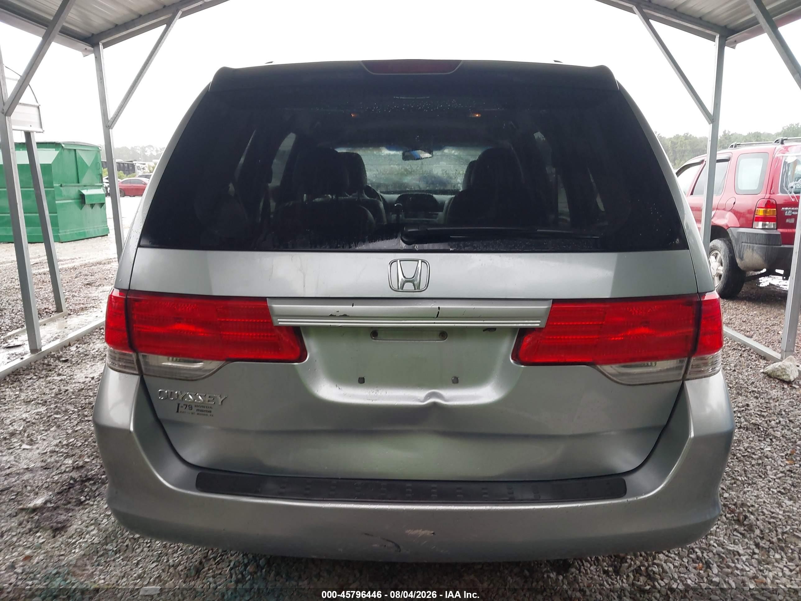 2009 Honda Odyssey Ex-l Gray vin: 5FNRL38649B014684