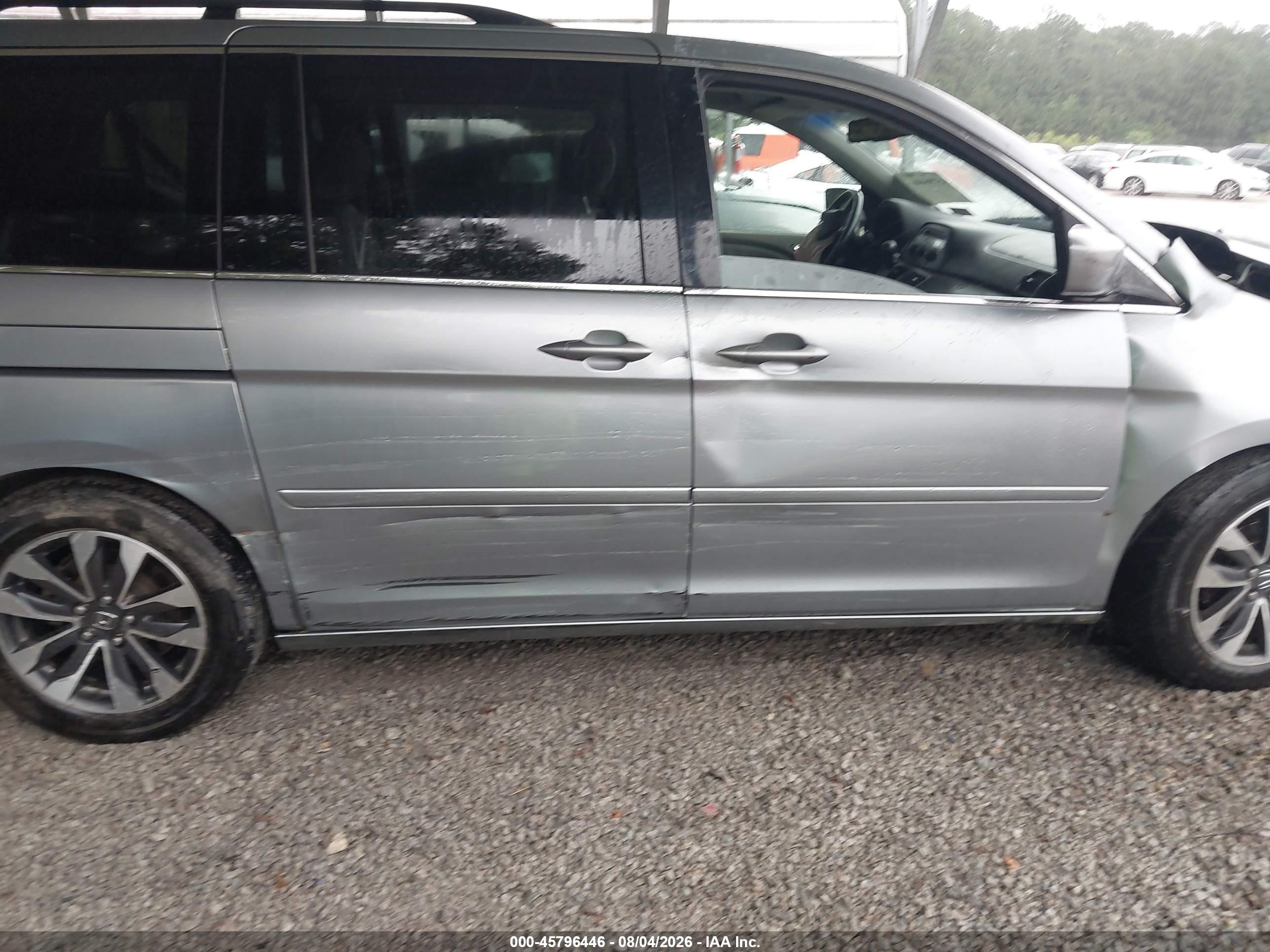 2009 Honda Odyssey Ex-l Gray vin: 5FNRL38649B014684