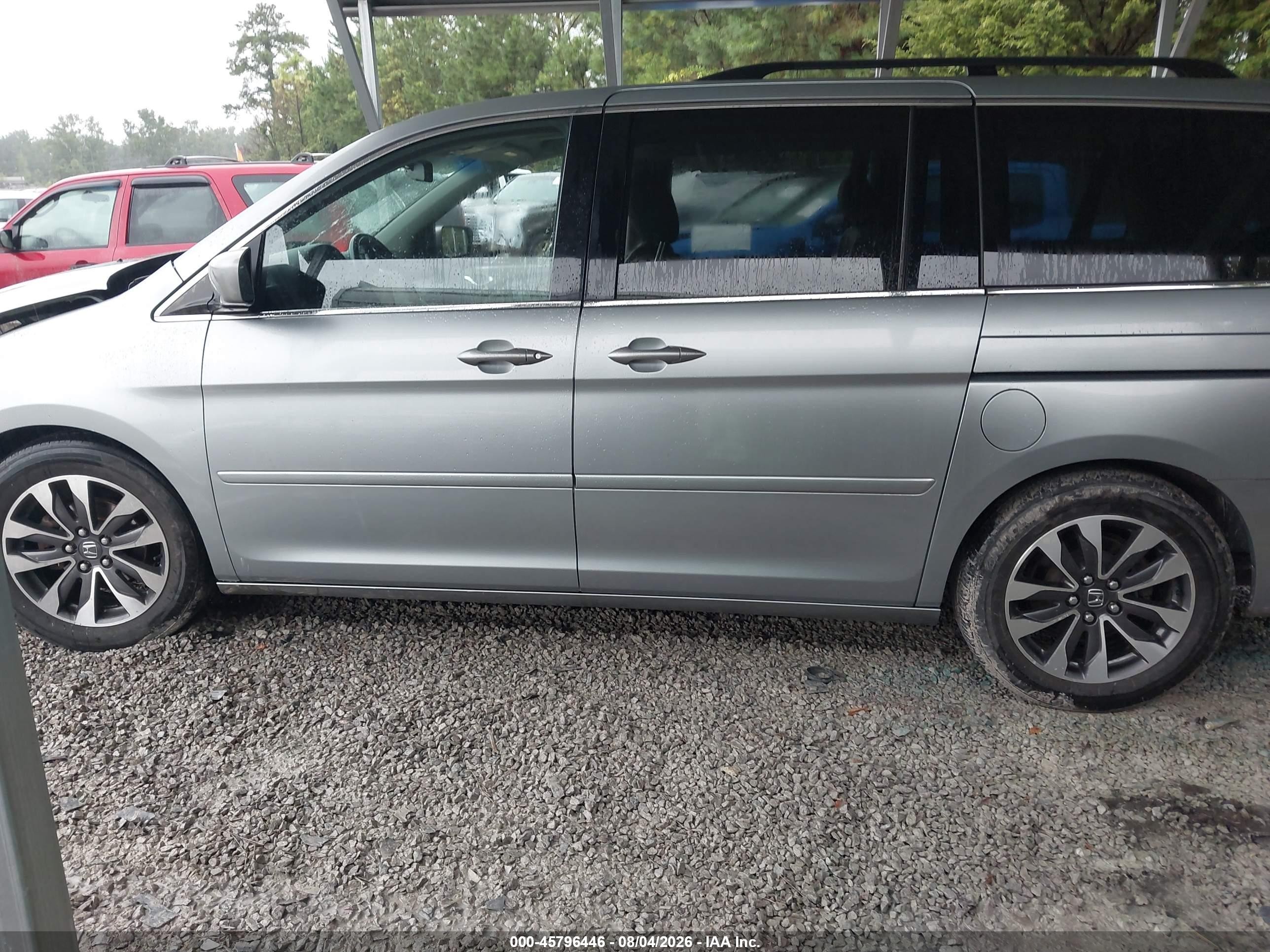2009 Honda Odyssey Ex-l Gray vin: 5FNRL38649B014684