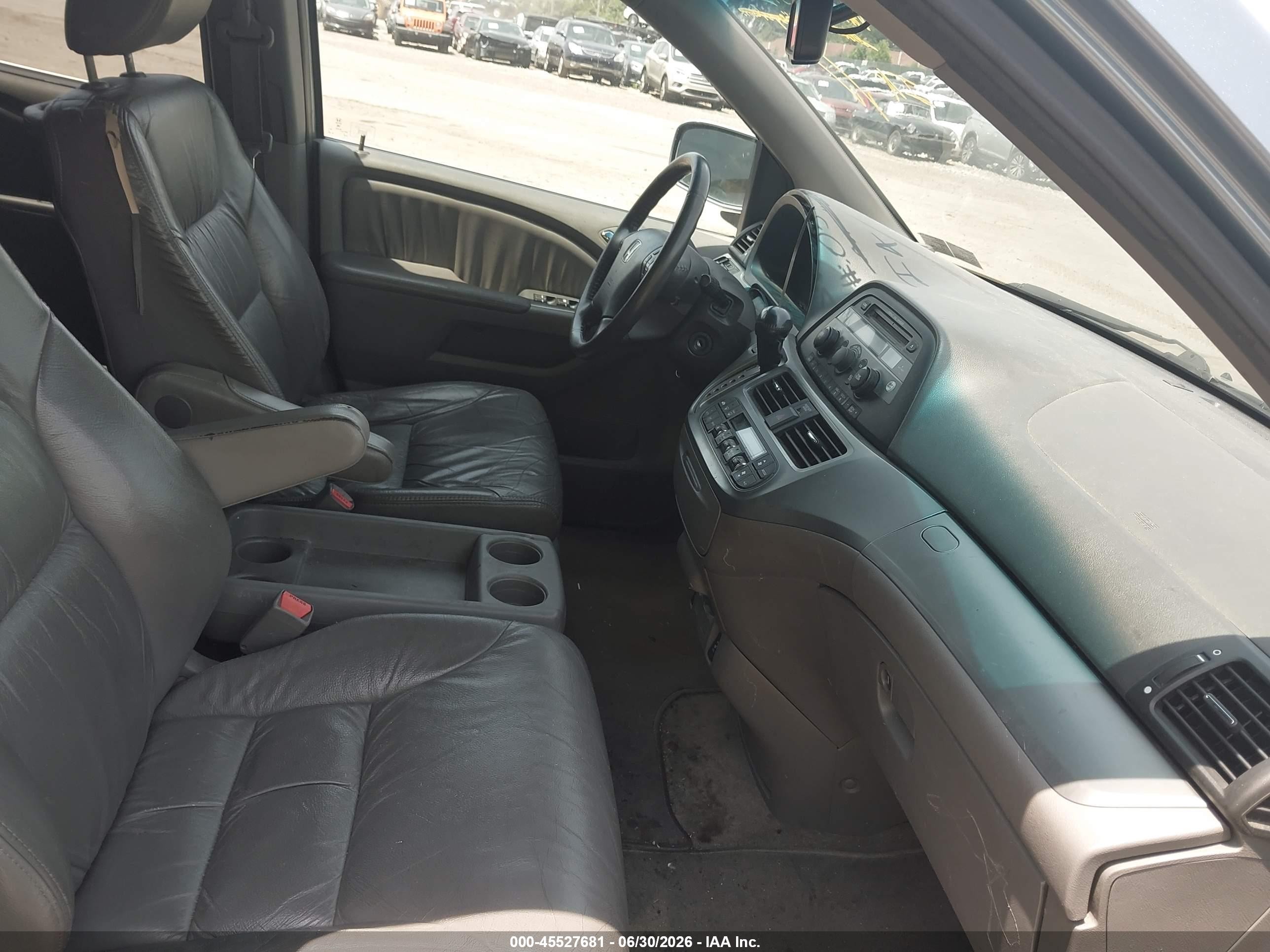 2009 Honda Odyssey Ex-l Light Blue vin: 5FNRL38649B057759