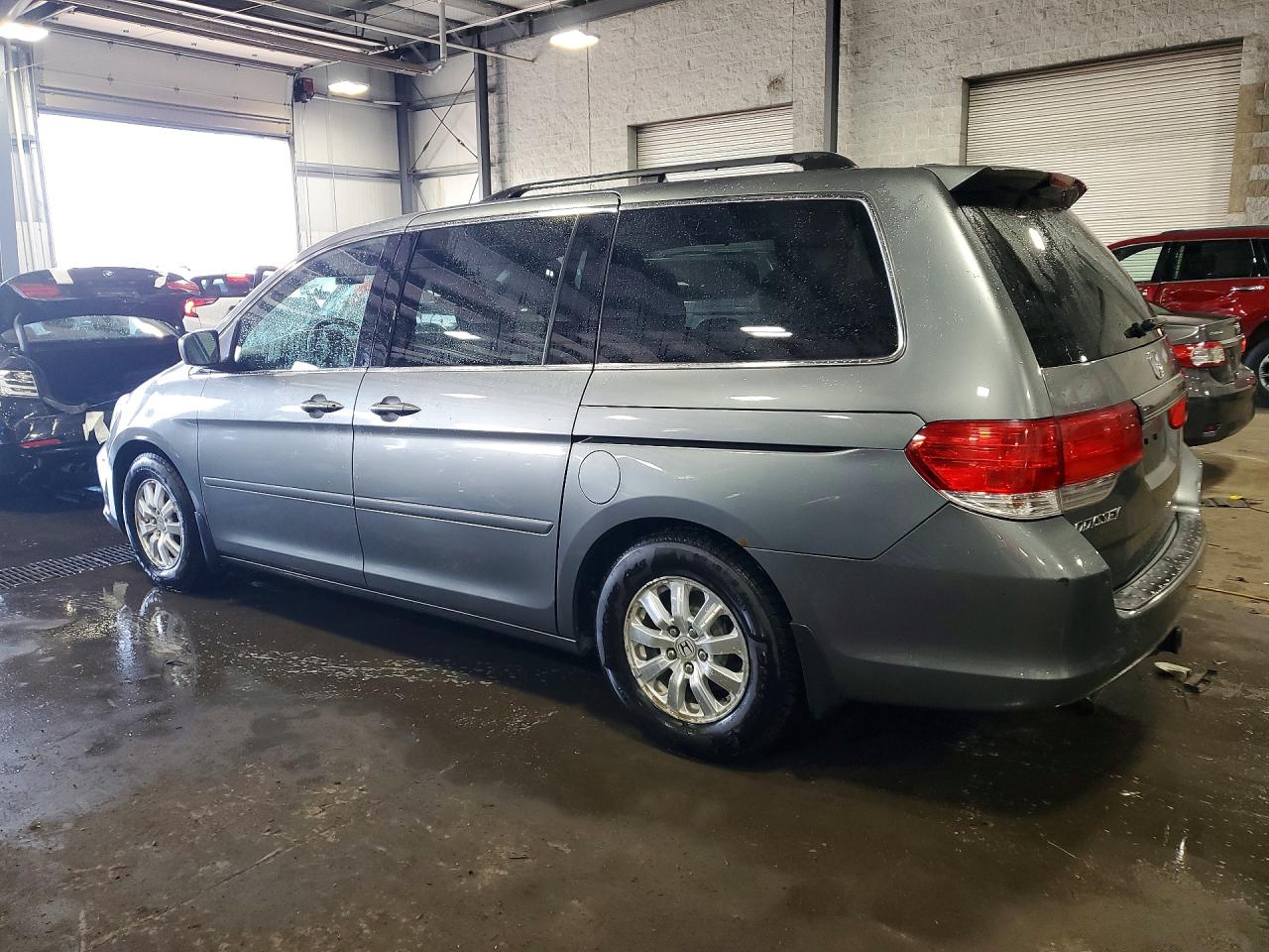 2009 Honda Odyssey Exl Gray vin: 5FNRL38649B400926