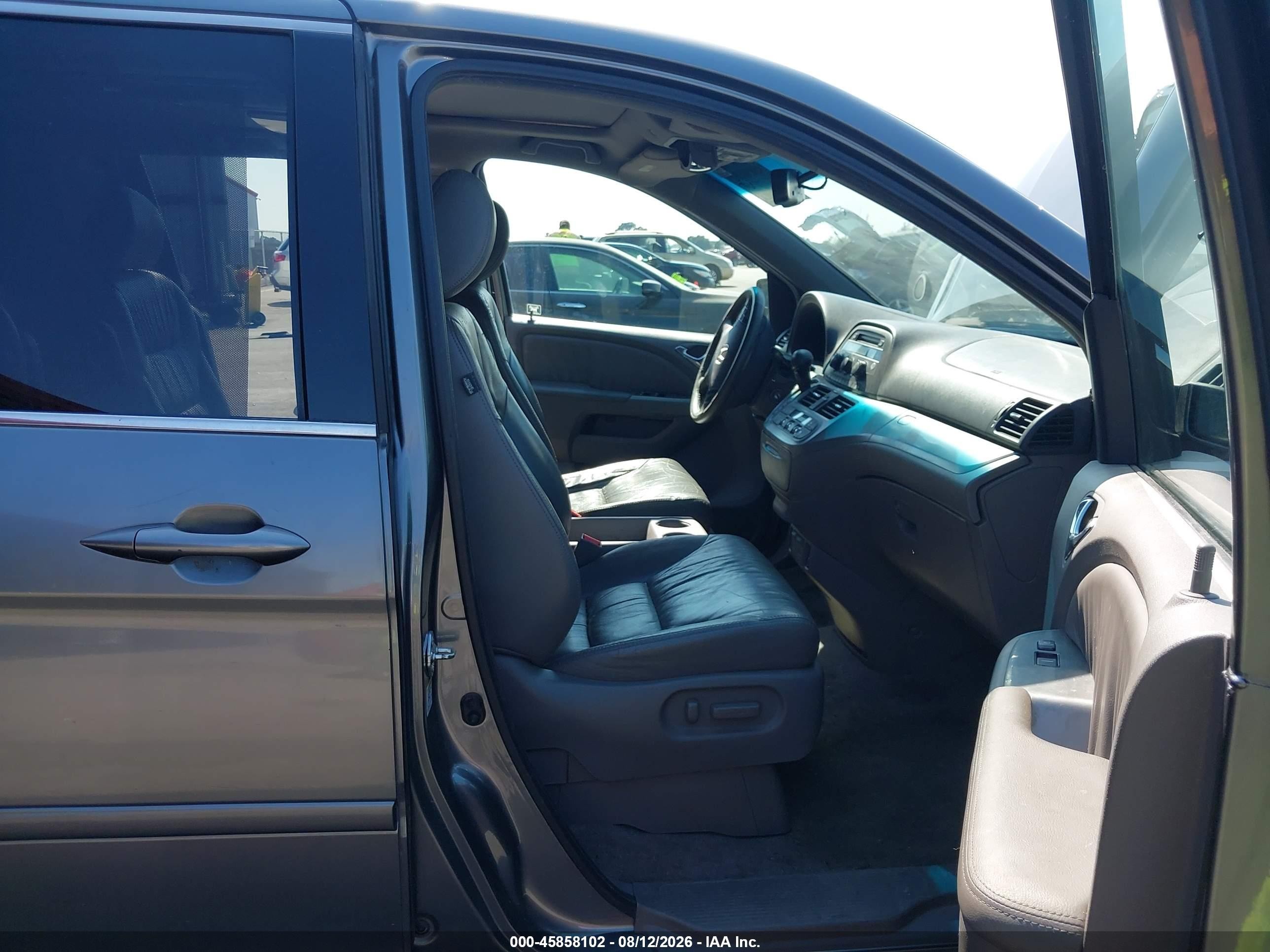 2009 Honda Odyssey Ex-l Gray vin: 5FNRL38649B403387
