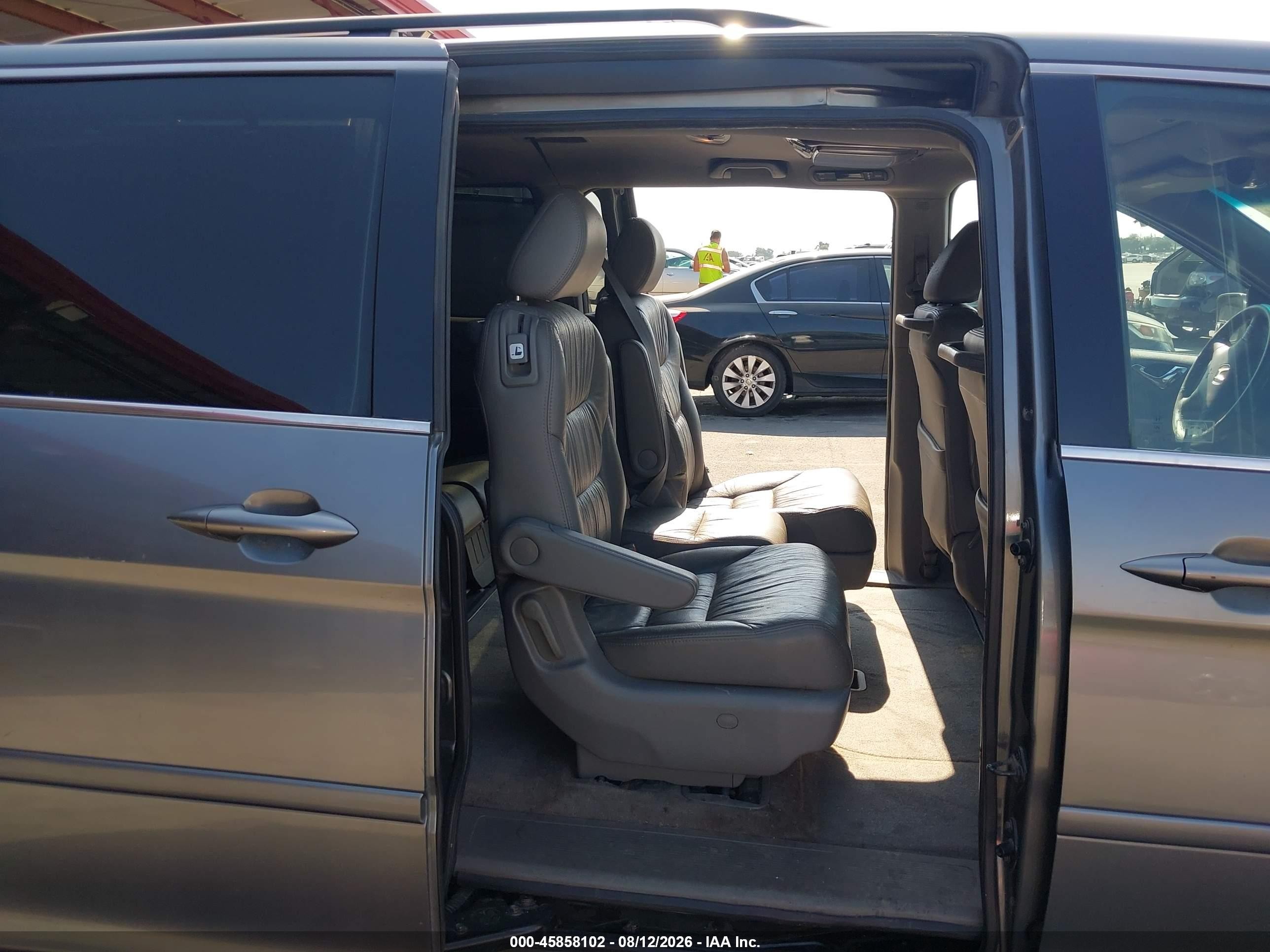 2009 Honda Odyssey Ex-l Gray vin: 5FNRL38649B403387