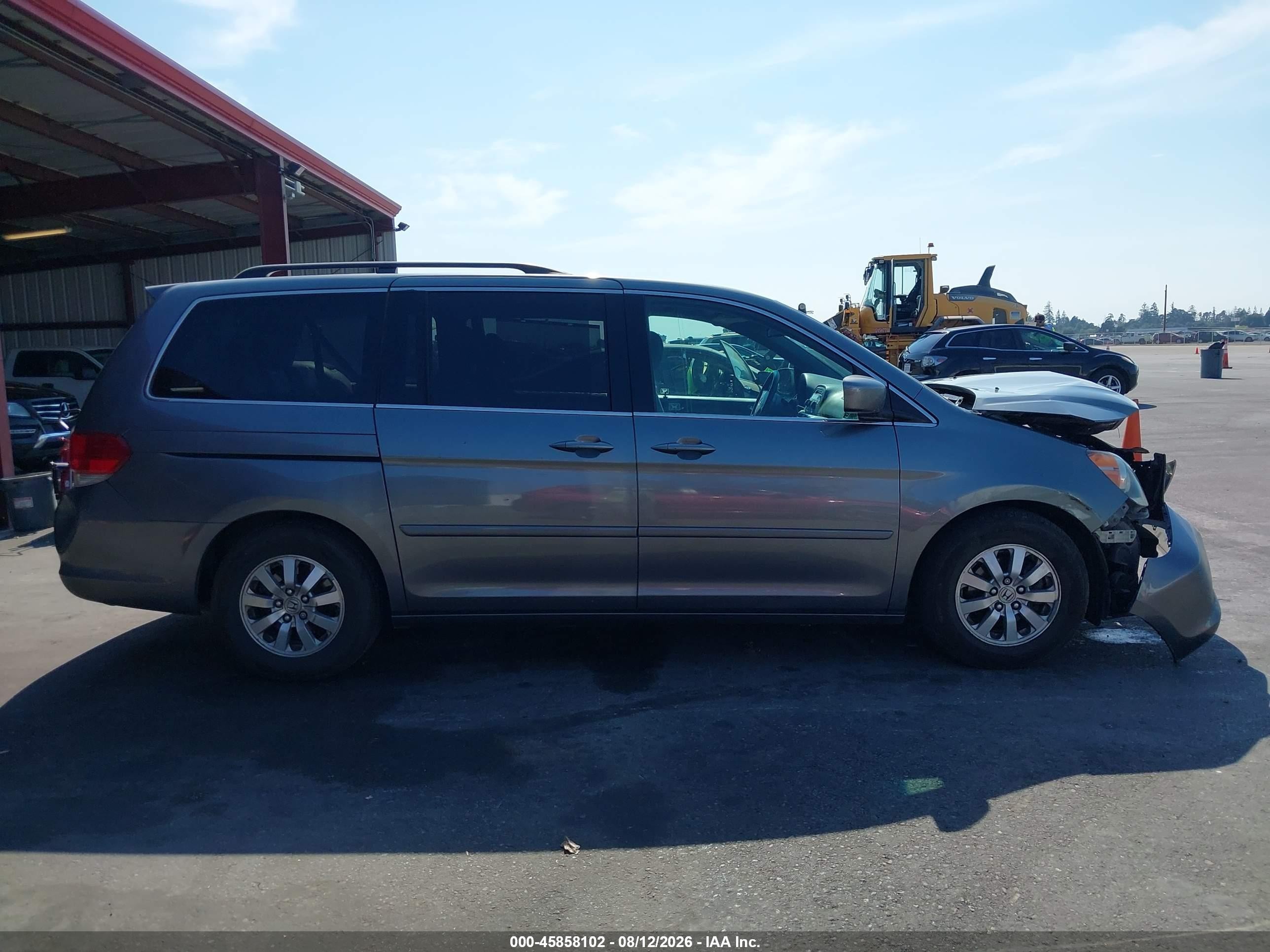 2009 Honda Odyssey Ex-l Gray vin: 5FNRL38649B403387