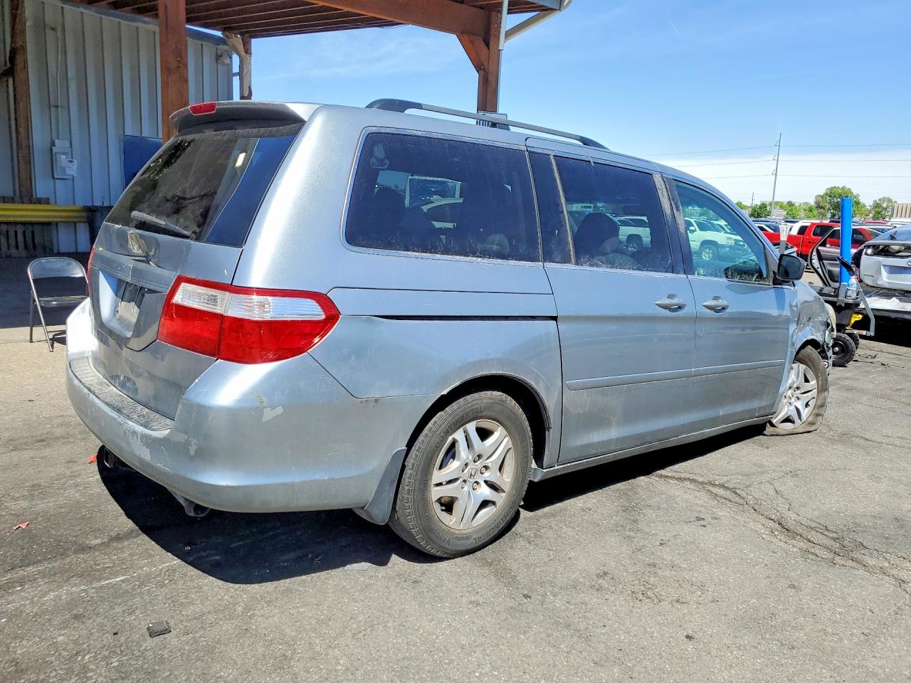2006 Honda Odyssey Exl Silver vin: 5FNRL38656B064621