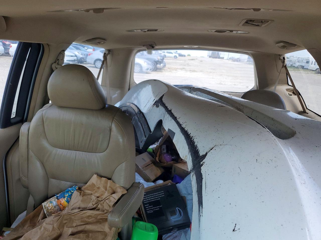 2006 Honda Odyssey Exl White vin: 5FNRL38656B402499
