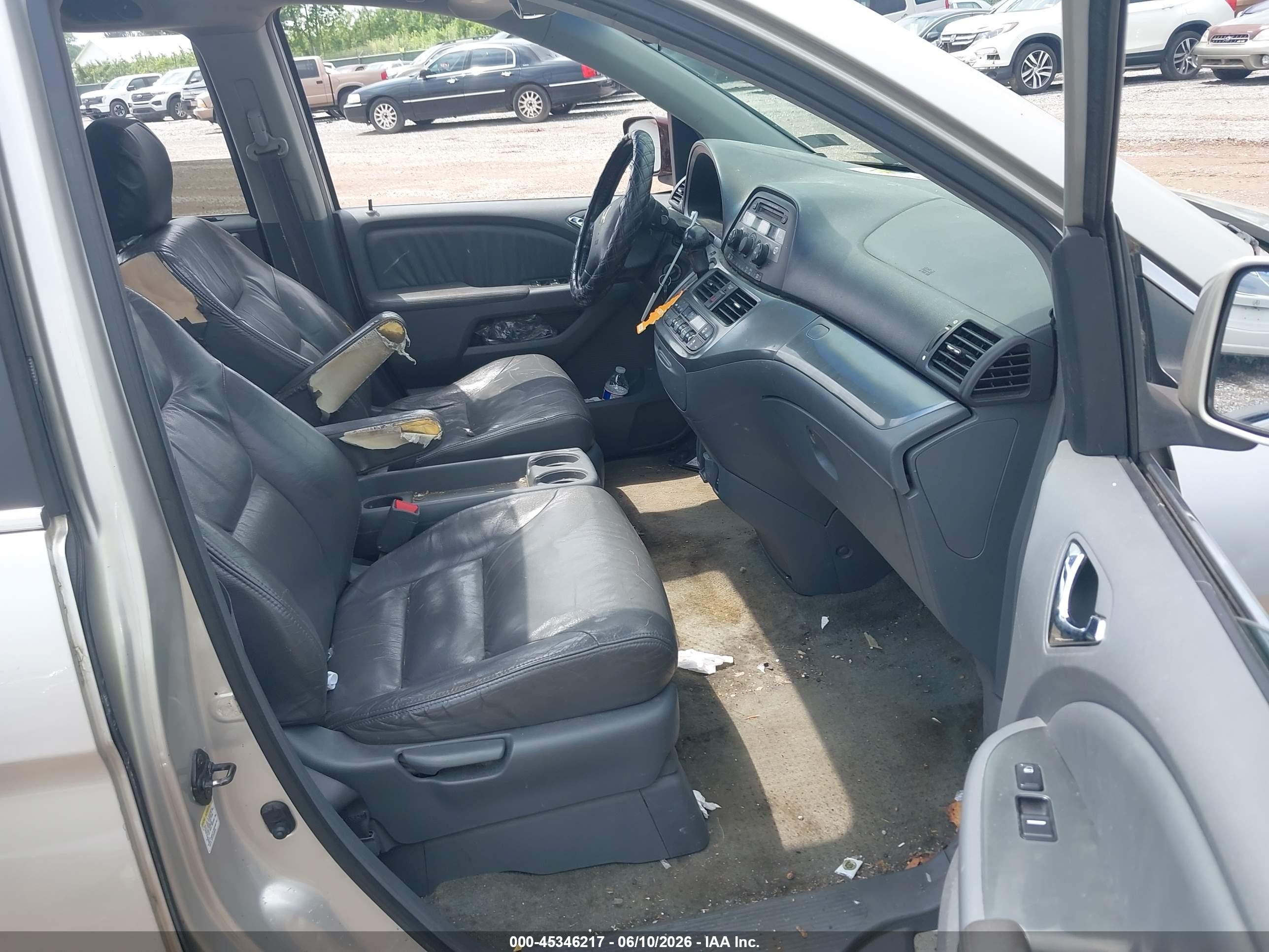 2006 Honda Odyssey Ex-l Gray vin: 5FNRL38656B438631