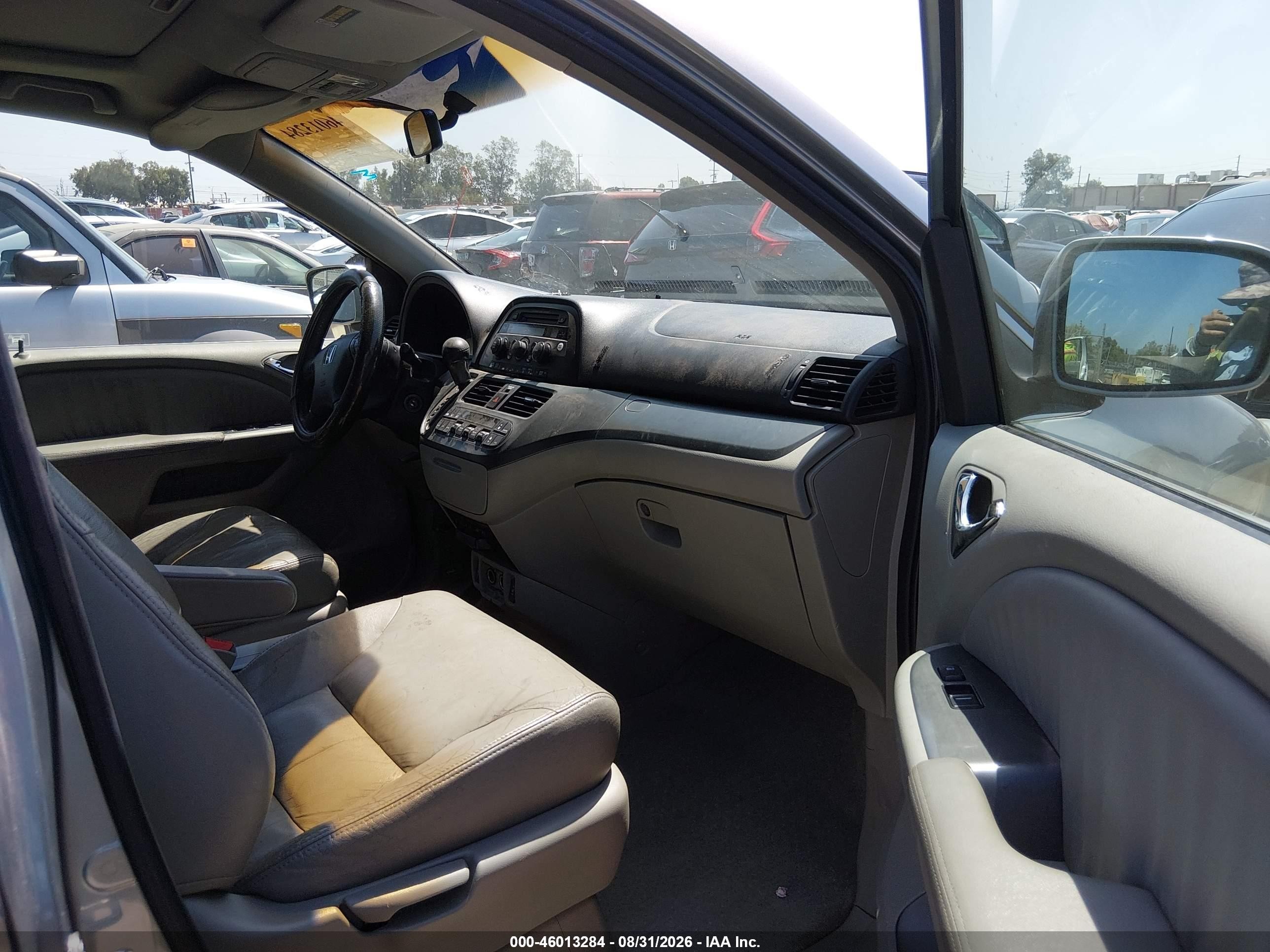 2007 Honda Odyssey Ex-l Light Blue vin: 5FNRL38657B018563