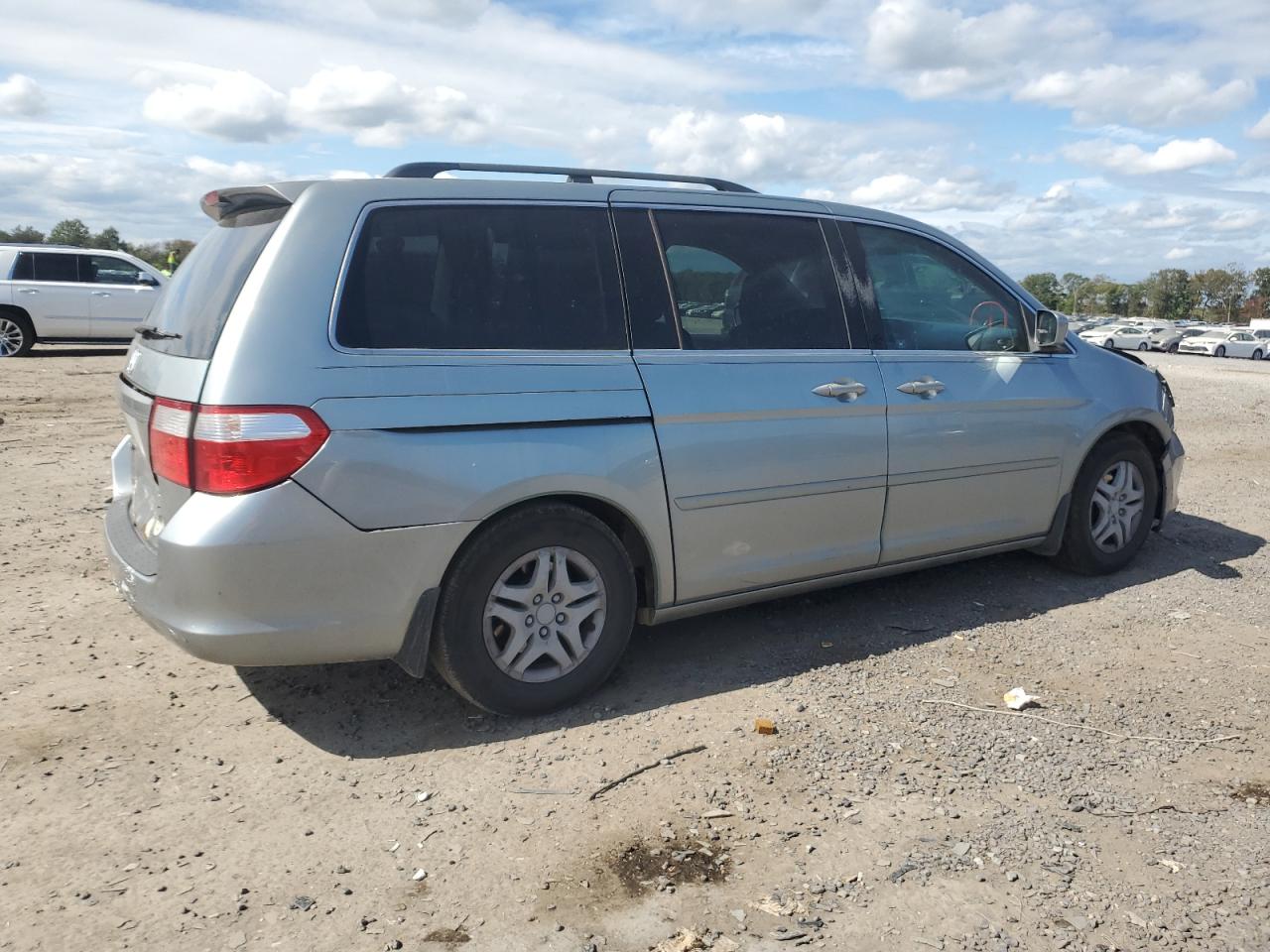 2007 Honda Odyssey Exl Silver vin: 5FNRL38657B036853