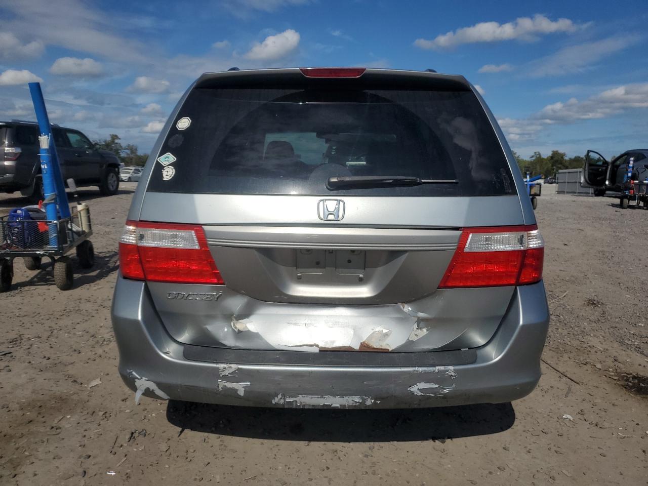 2007 Honda Odyssey Exl Silver vin: 5FNRL38657B036853