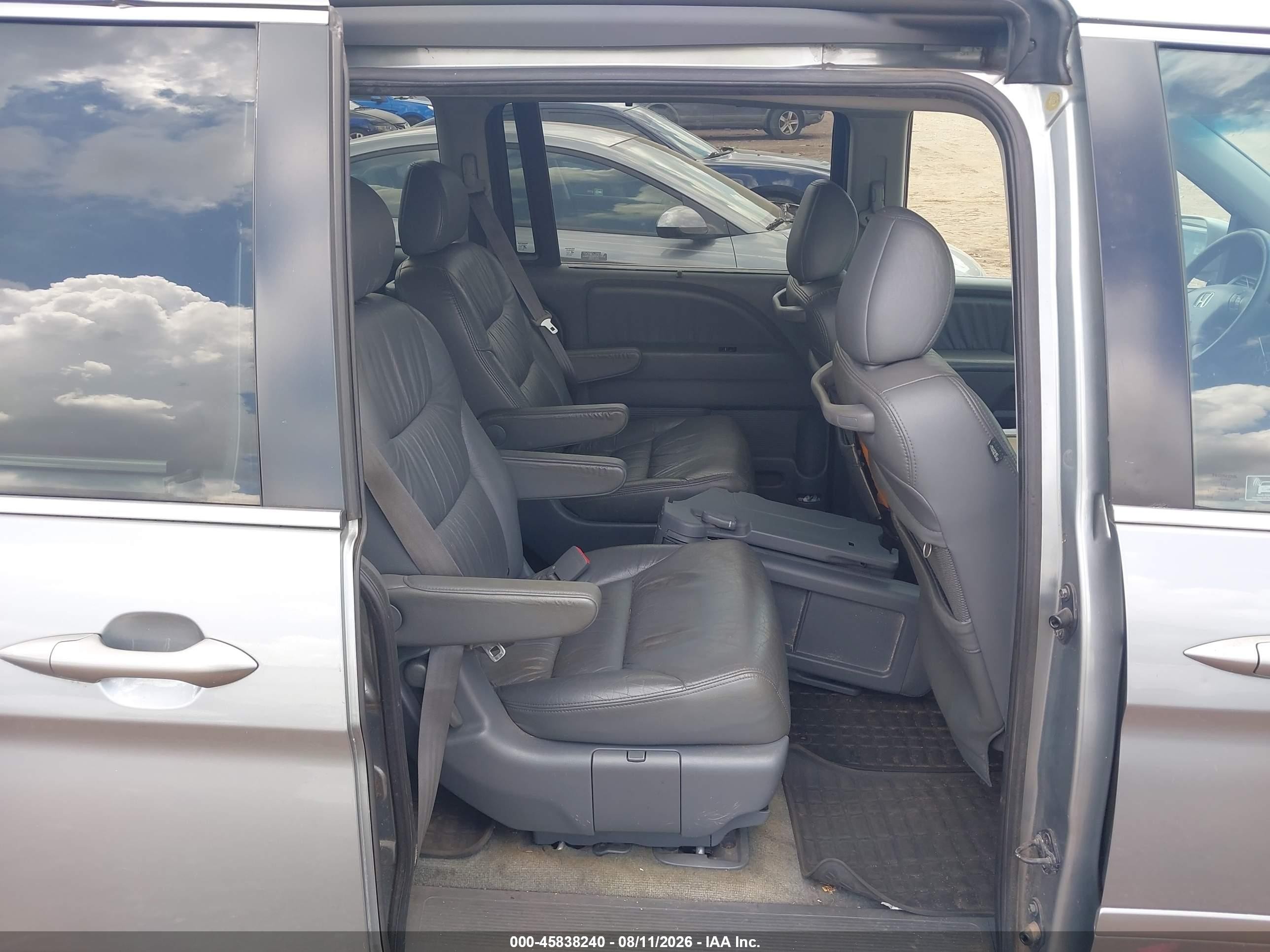 2007 Honda Odyssey Ex-l Light Blue vin: 5FNRL38657B072218