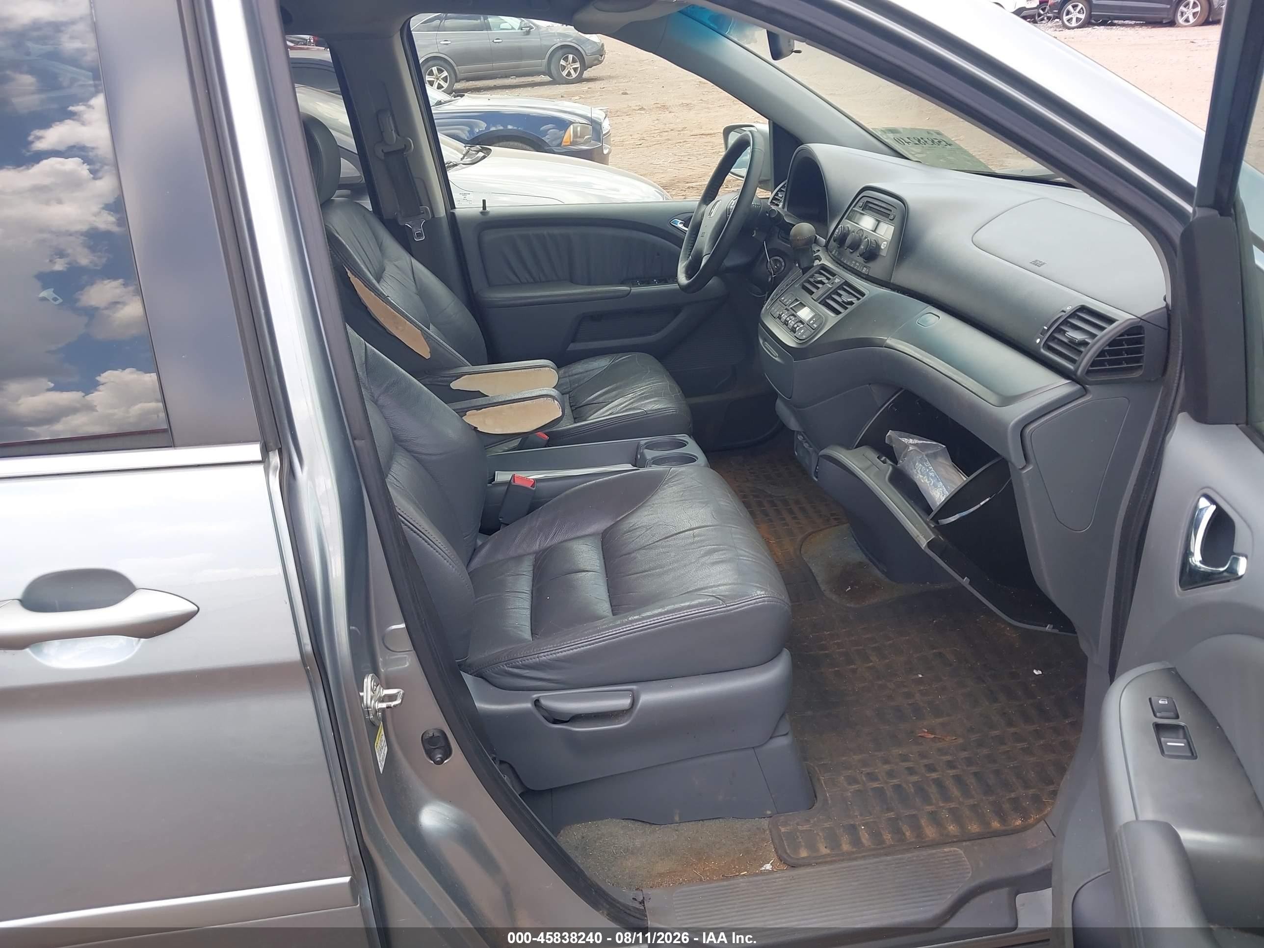 2007 Honda Odyssey Ex-l Light Blue vin: 5FNRL38657B072218