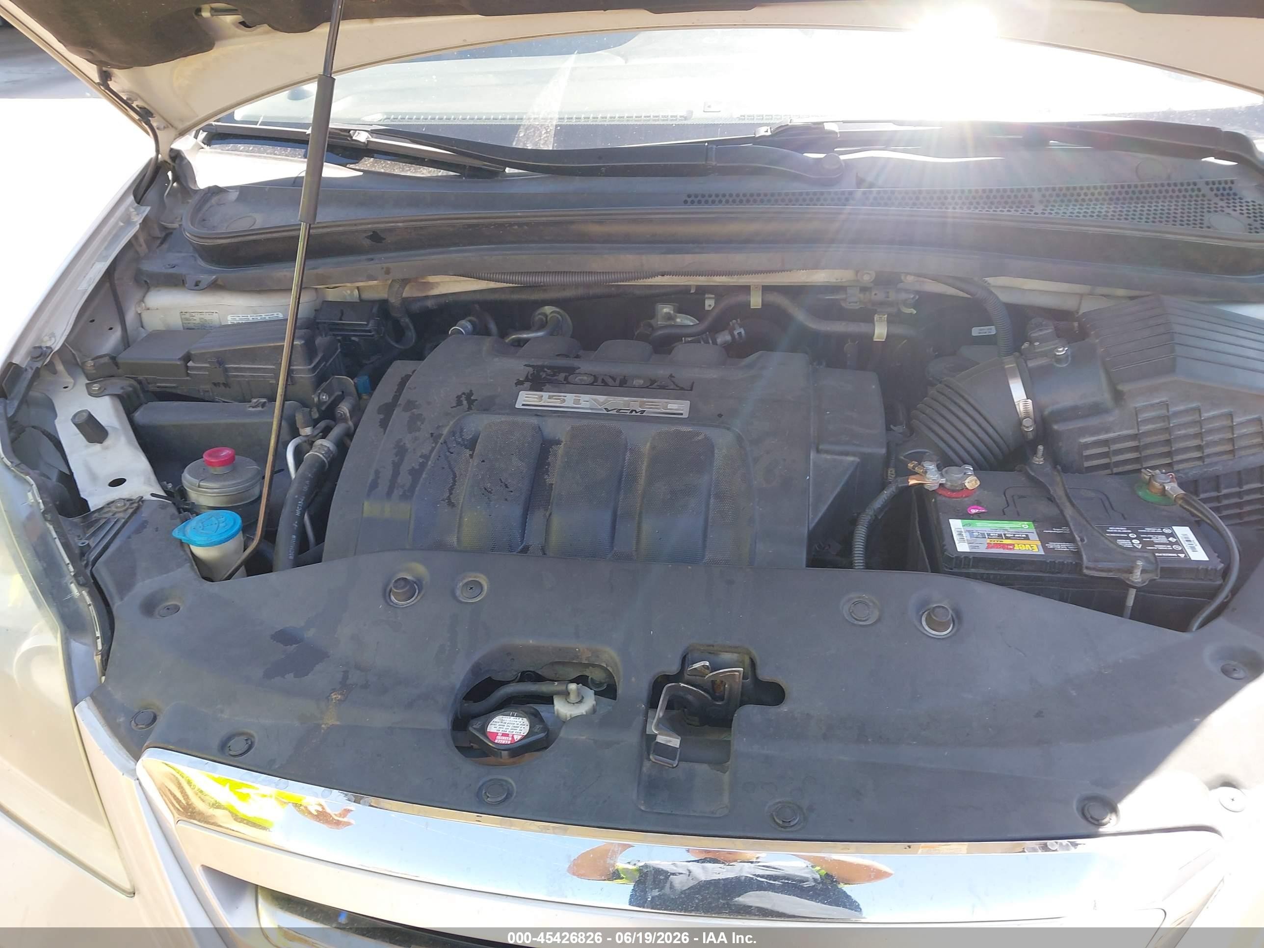 2007 Honda Odyssey Ex-l Silver vin: 5FNRL38657B424150
