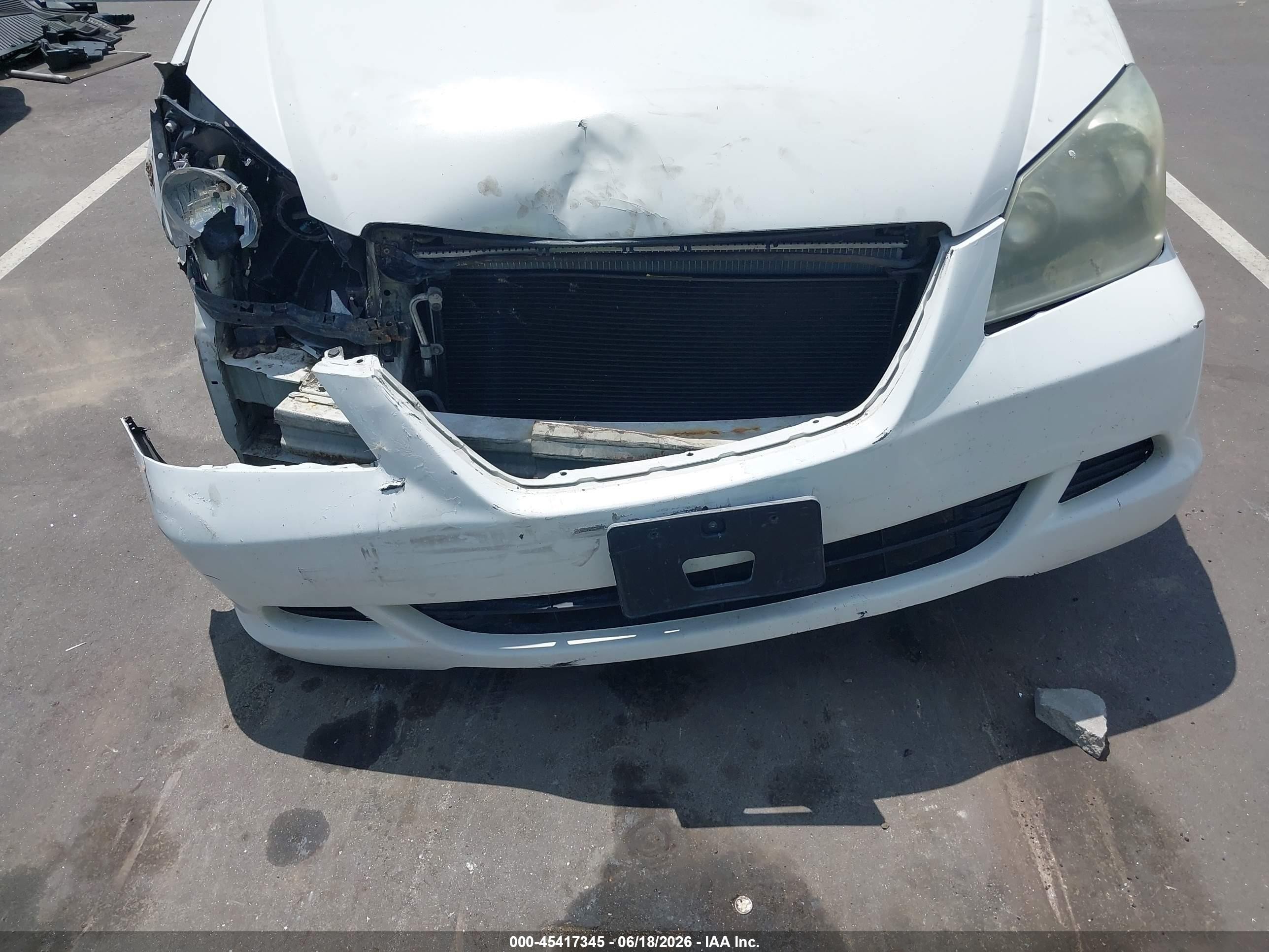 2007 Honda Odyssey Ex-l Белый vin: 5FNRL38657B426576