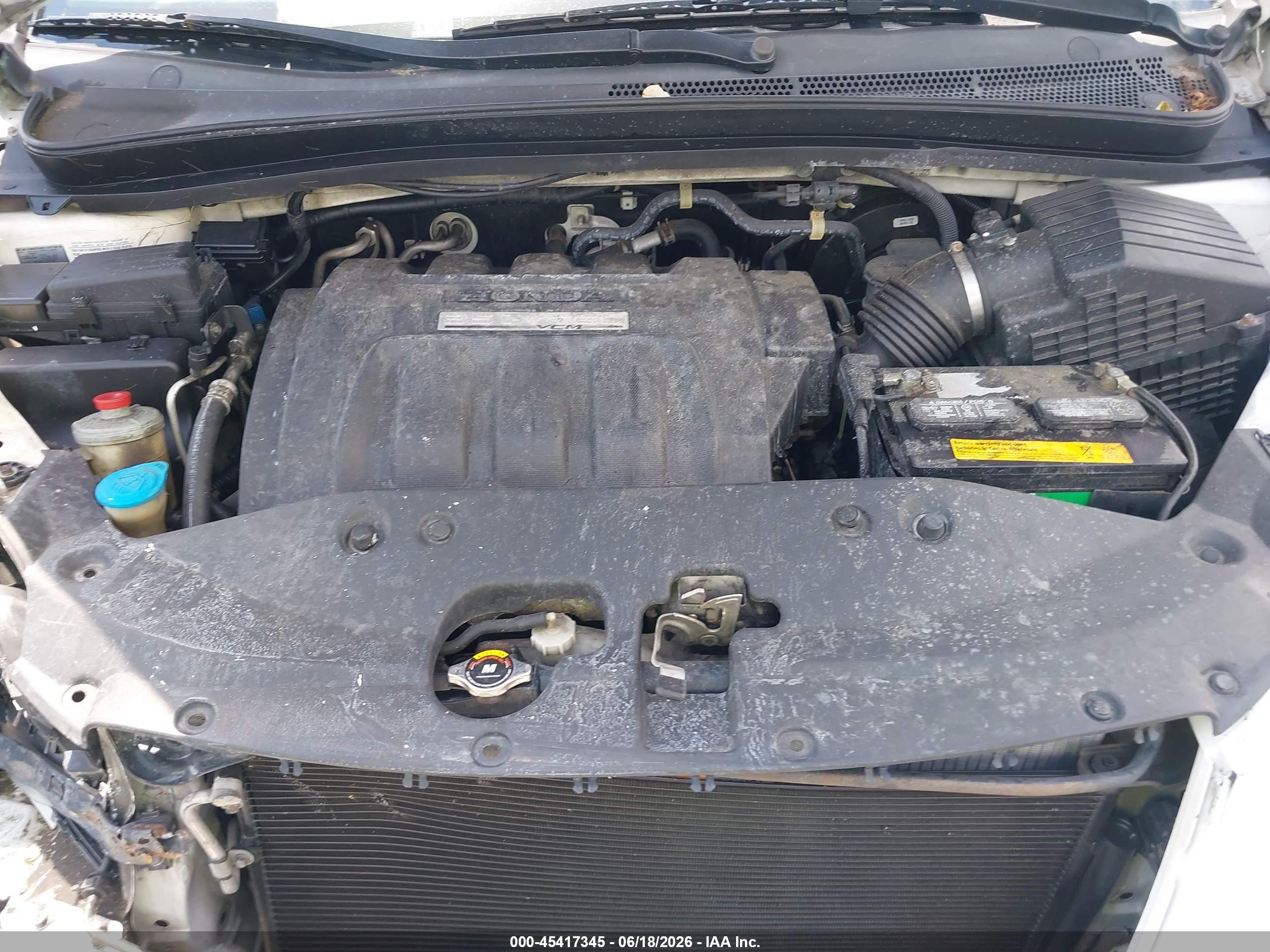 2007 Honda Odyssey Ex-l Белый vin: 5FNRL38657B426576