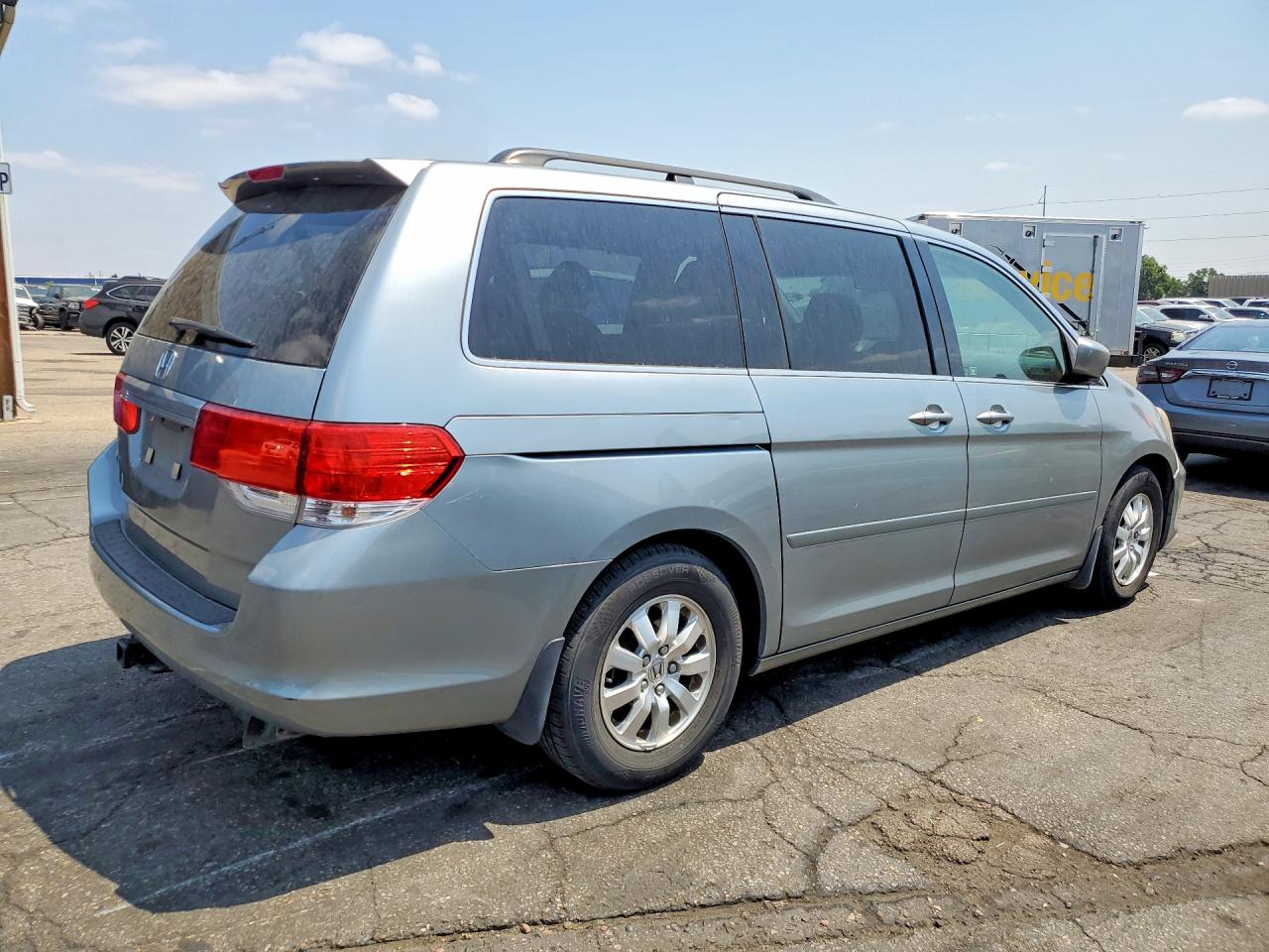 2008 Honda Odyssey Exl Silver vin: 5FNRL38658B043769