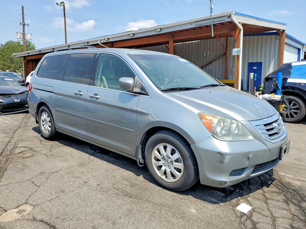 2008 Honda Odyssey Exl Silver vin: 5FNRL38658B043769
