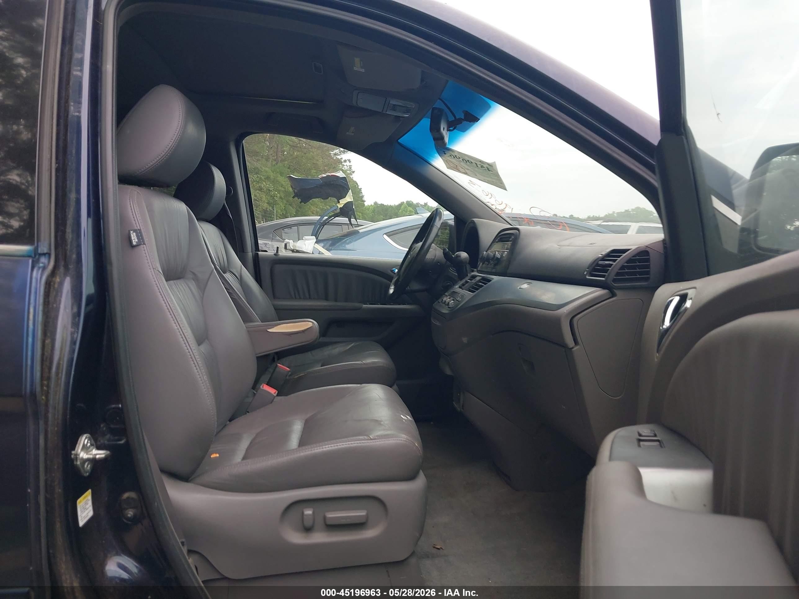 2008 Honda Odyssey Ex-l Blue vin: 5FNRL38658B054190