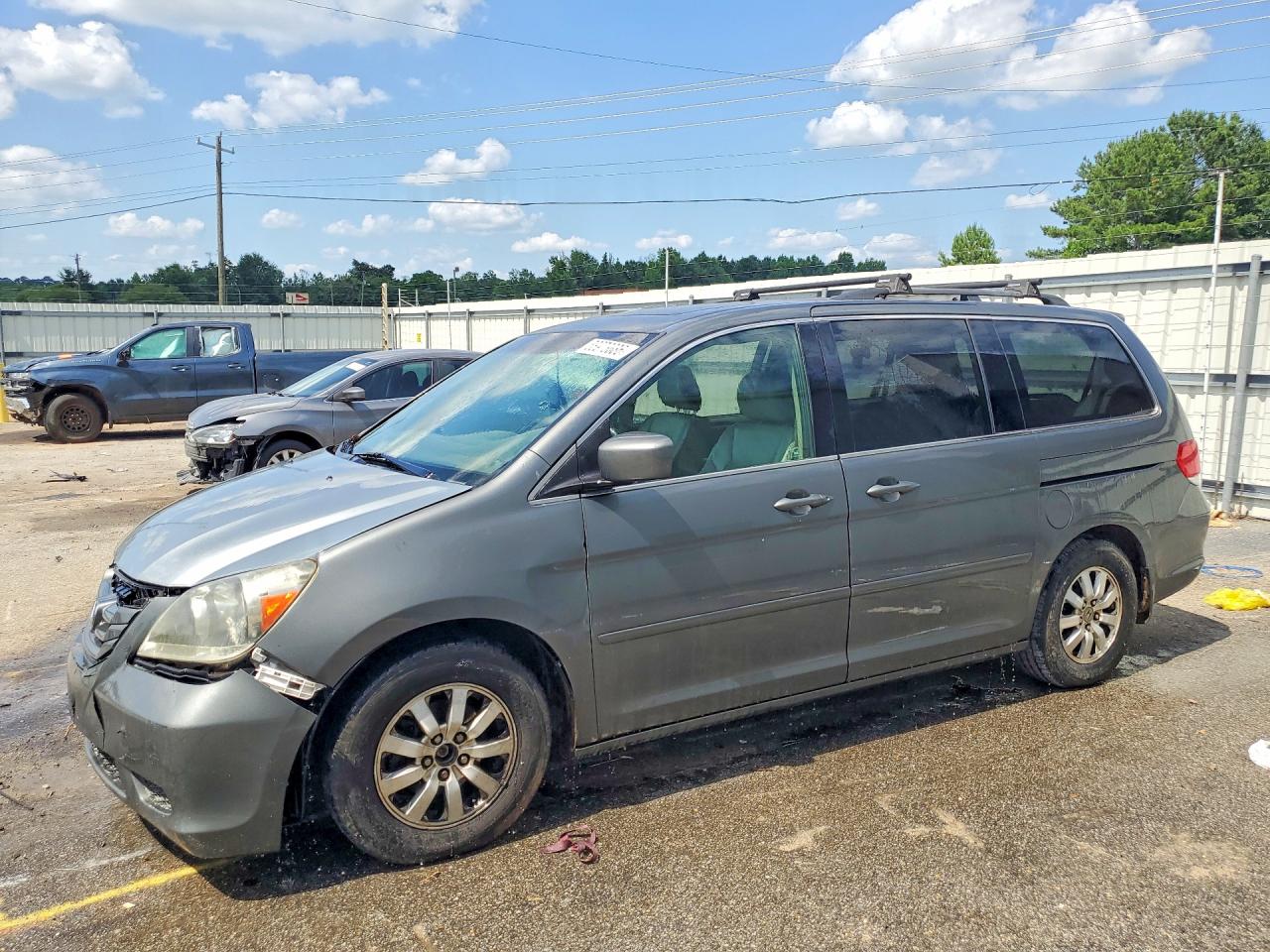 2008 Honda Odyssey Exl Gray vin: 5FNRL38658B066498