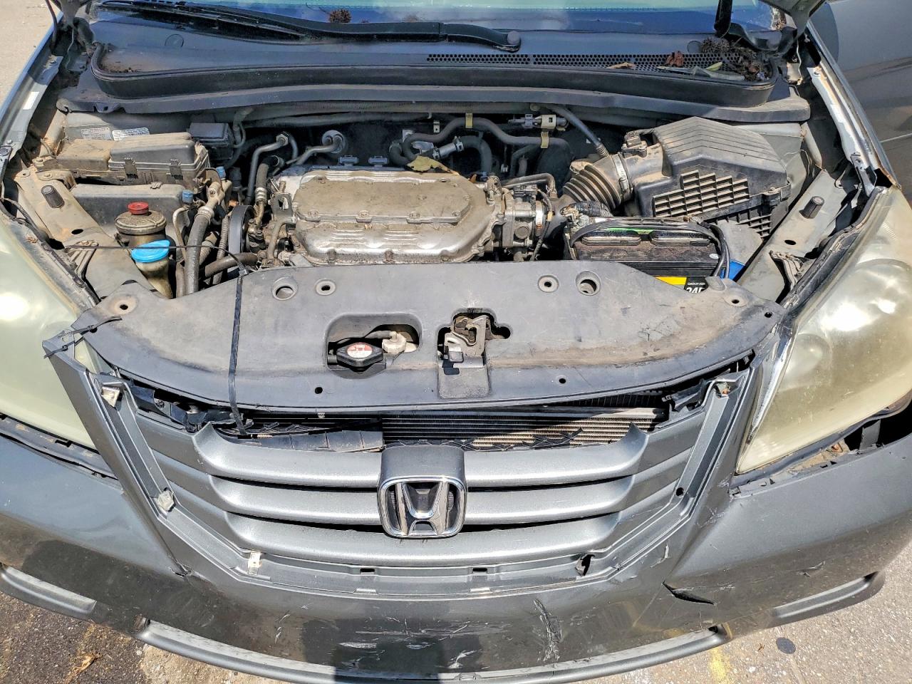 2008 Honda Odyssey Exl Gray vin: 5FNRL38658B066498