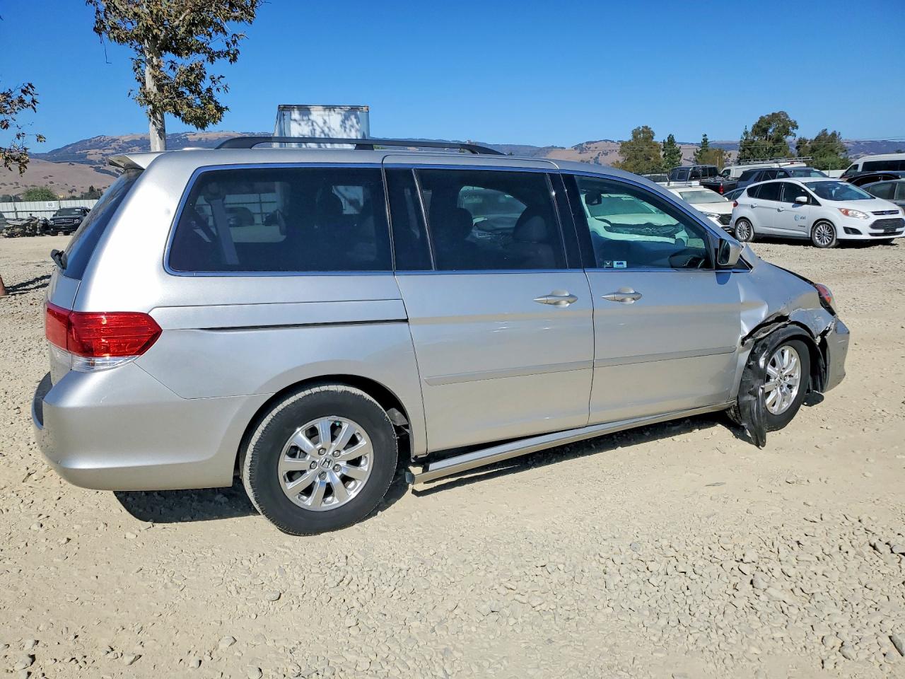 2008 Honda Odyssey Exl Silver vin: 5FNRL38658B086153