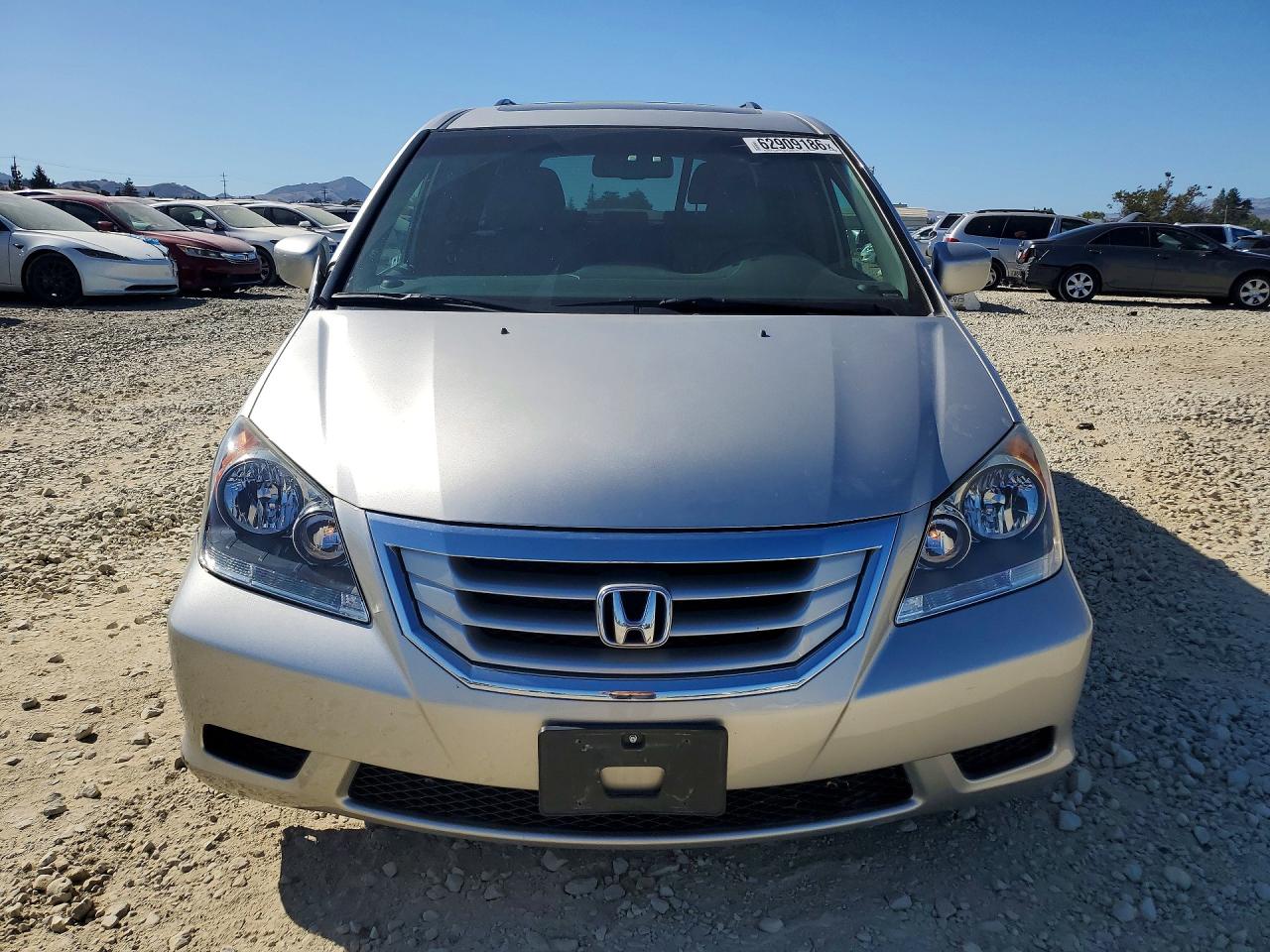 2008 Honda Odyssey Exl Silver vin: 5FNRL38658B086153