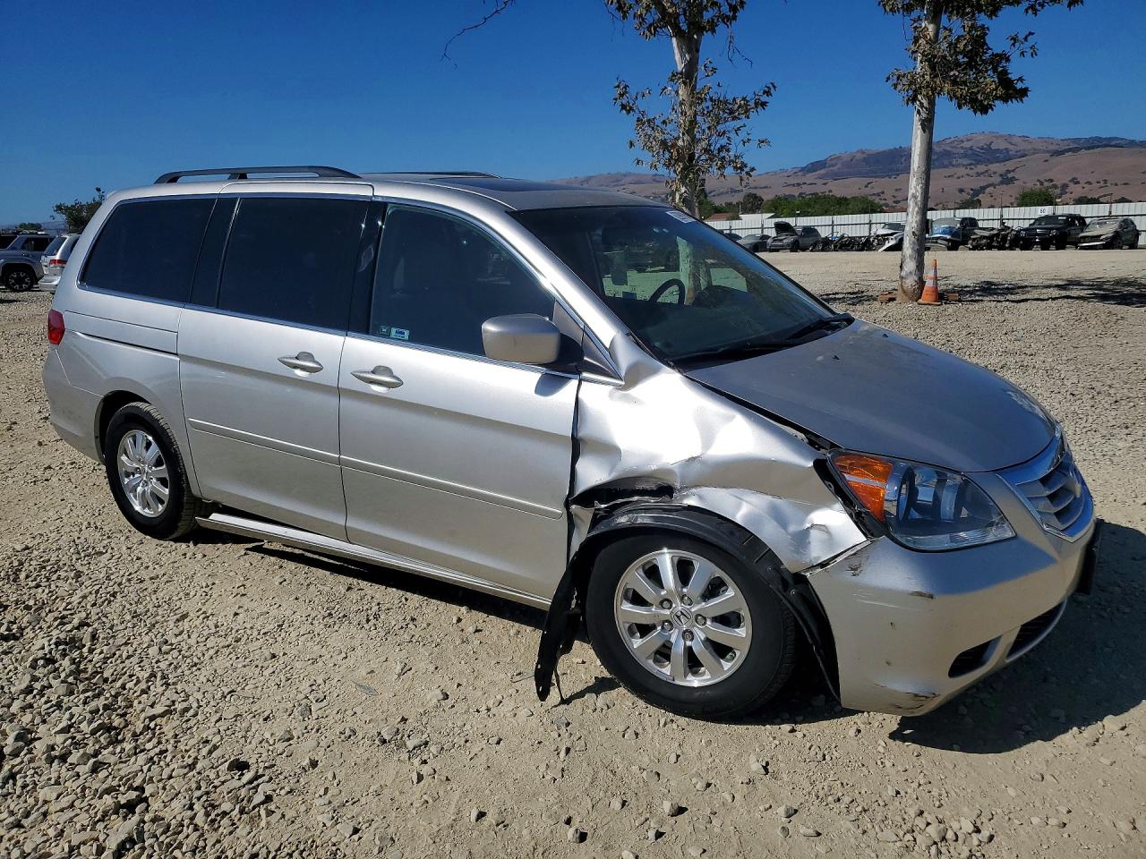 2008 Honda Odyssey Exl Silver vin: 5FNRL38658B086153