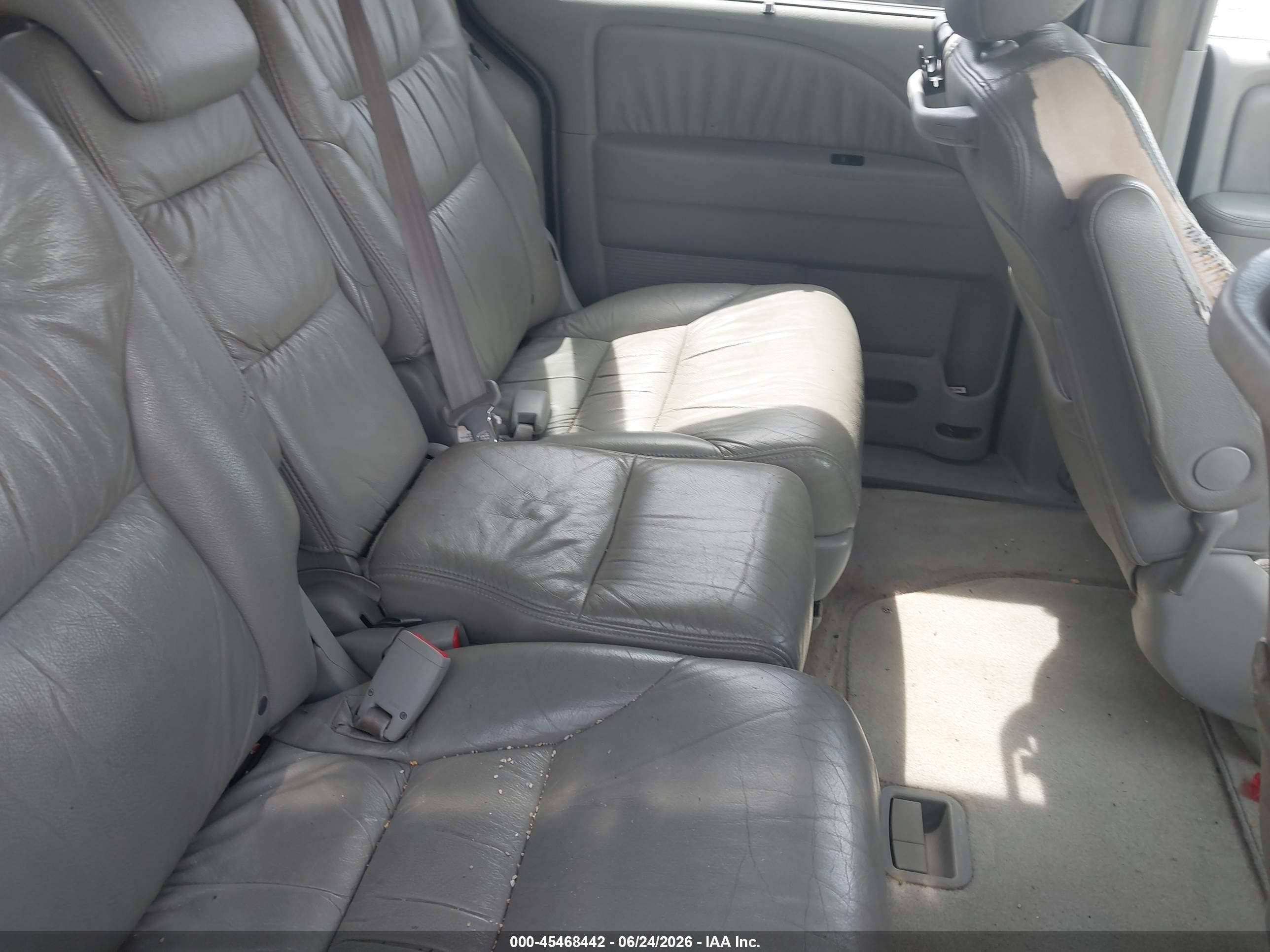 2008 Honda Odyssey Ex-l Gray vin: 5FNRL38658B409813