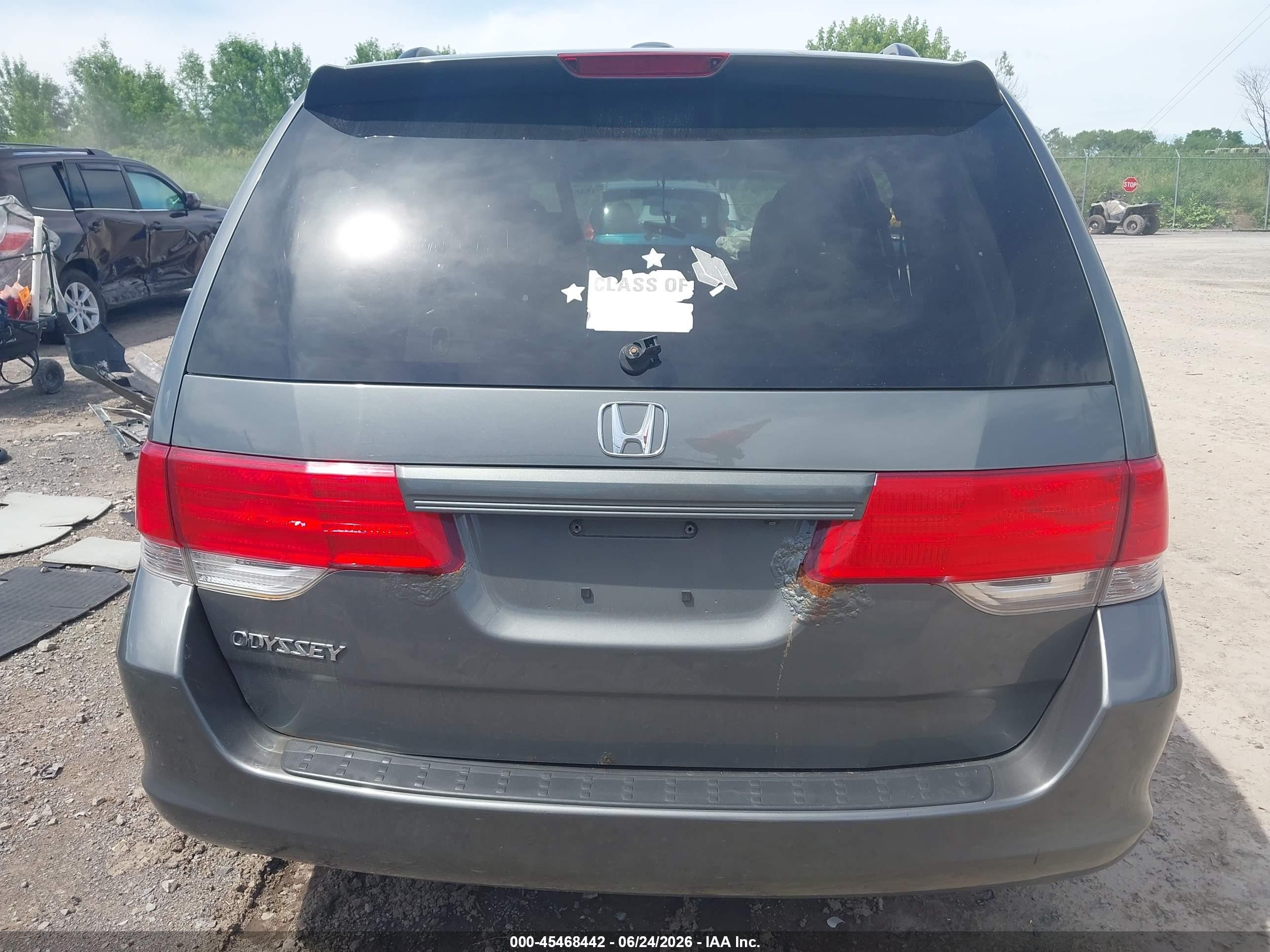 2008 Honda Odyssey Ex-l Gray vin: 5FNRL38658B409813