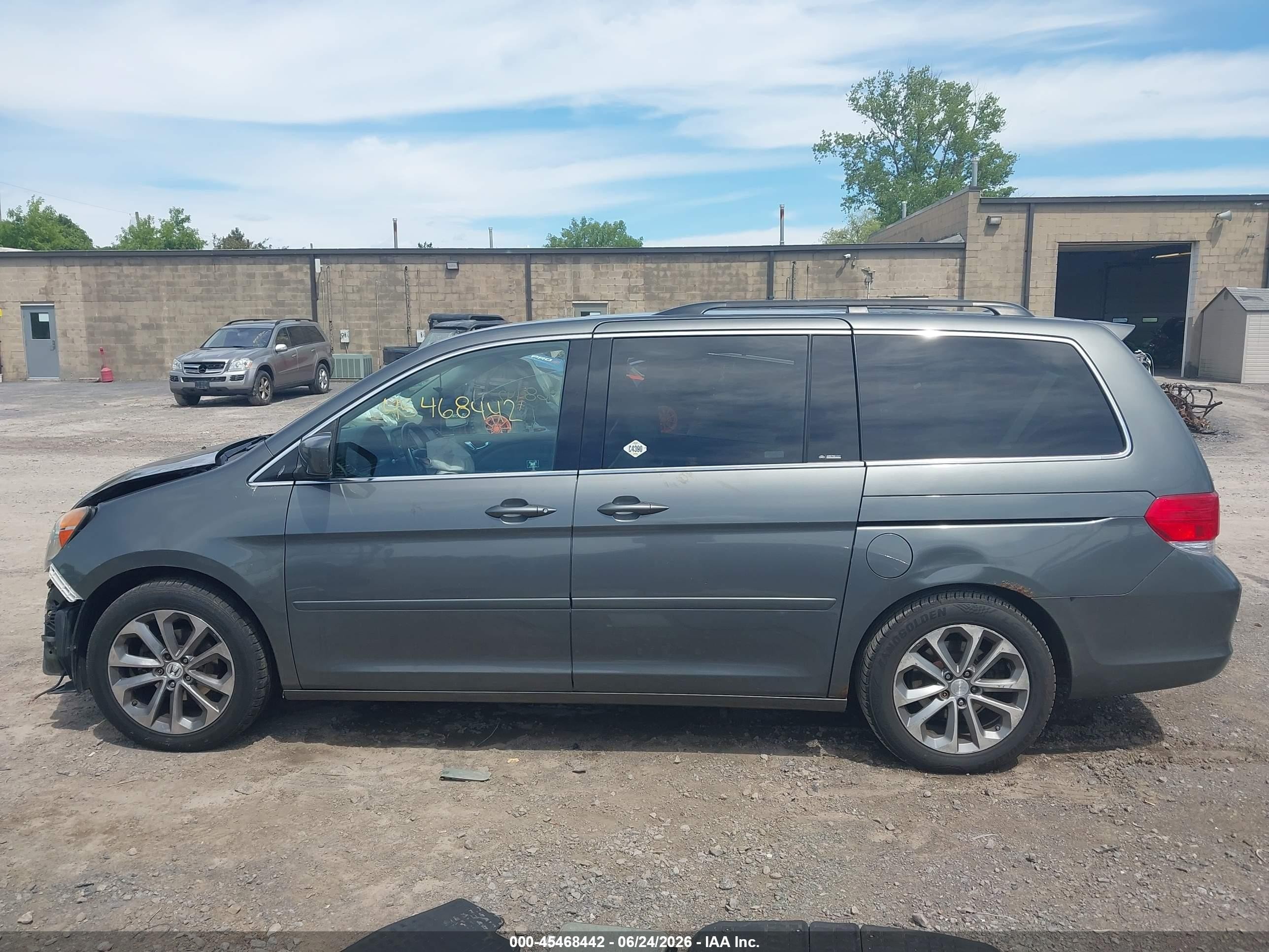 2008 Honda Odyssey Ex-l Gray vin: 5FNRL38658B409813