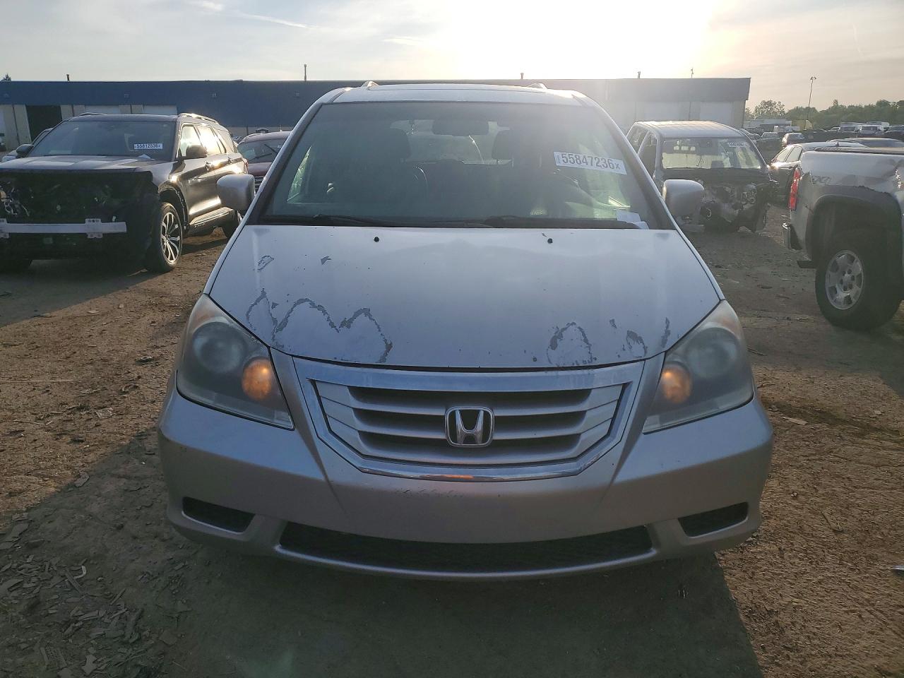 2009 Honda Odyssey Exl Silver vin: 5FNRL38659B032367