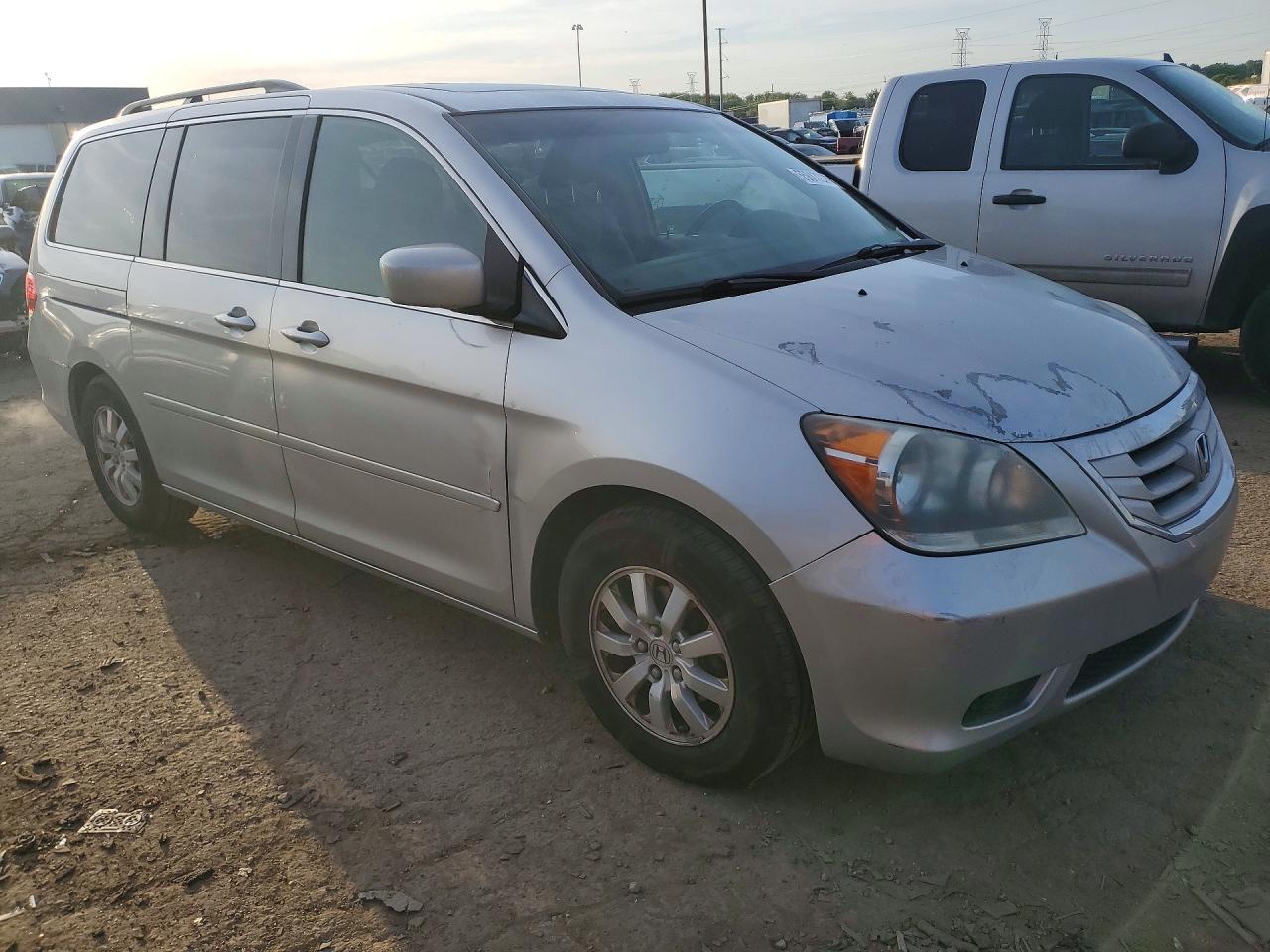 2009 Honda Odyssey Exl Silver vin: 5FNRL38659B032367